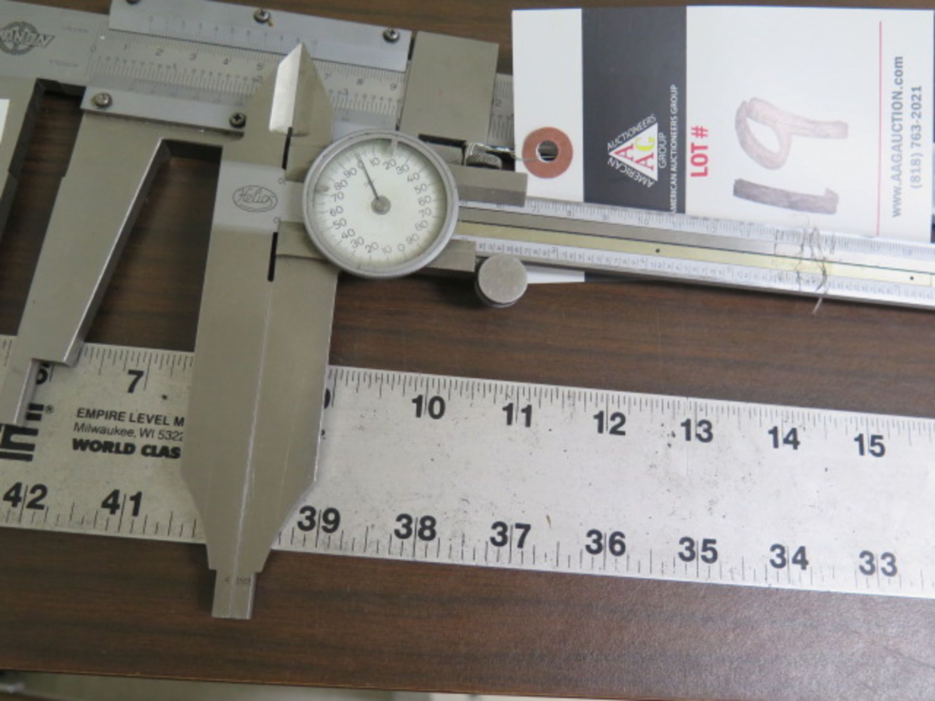 Kanon 24" Vernier Caliper, Helios 12" Dial Caliper and 48" Scale - Image 3 of 3