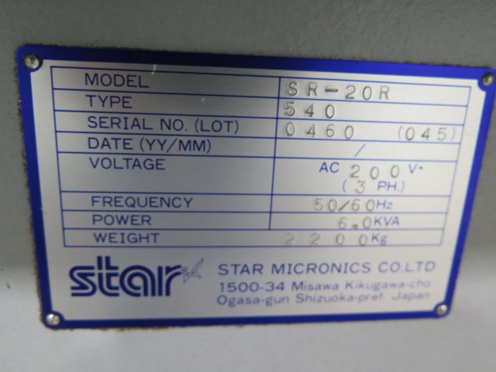 Star SR-20R Twin Spindle CNC Screw Machine s/n 0460(045) w/ Fanuc Series 18i-T Controls, (6) Cross - Image 15 of 15