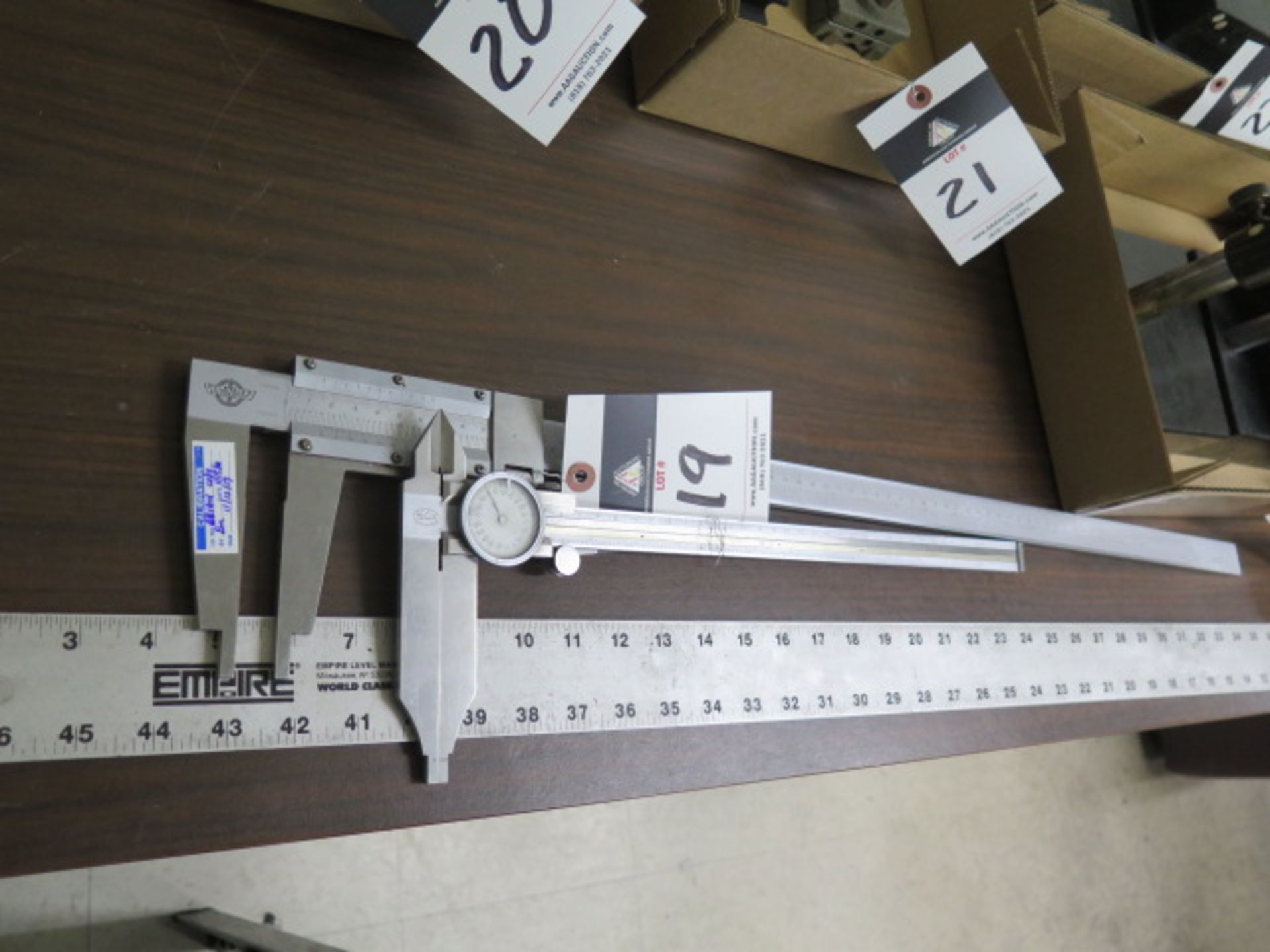 Kanon 24" Vernier Caliper, Helios 12" Dial Caliper and 48" Scale