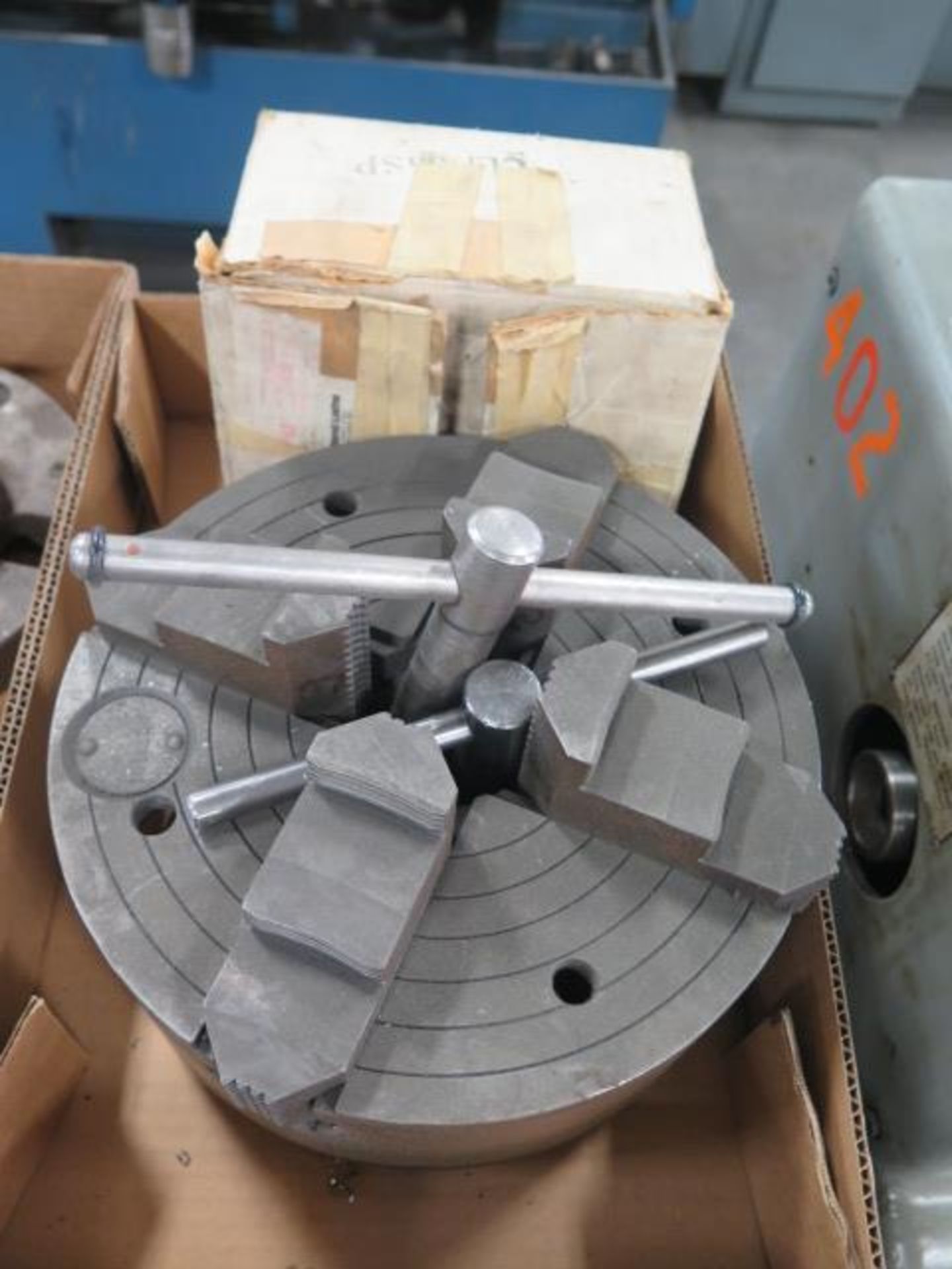 10" 4-Jaw Chuck and Face Plates - Image 2 of 3