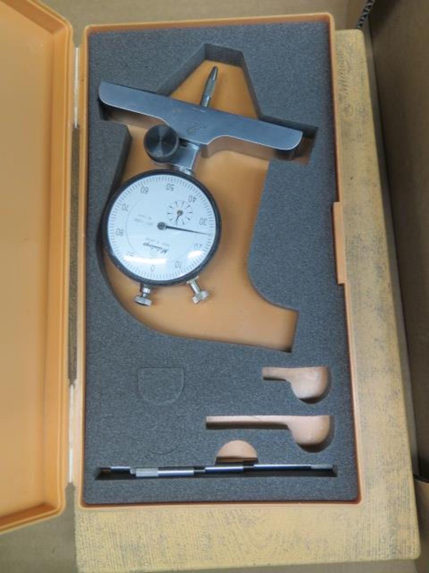 Mitutoyo 0-6” Depth Mic and Mitutoyo Dial Depth Gage - Image 3 of 3