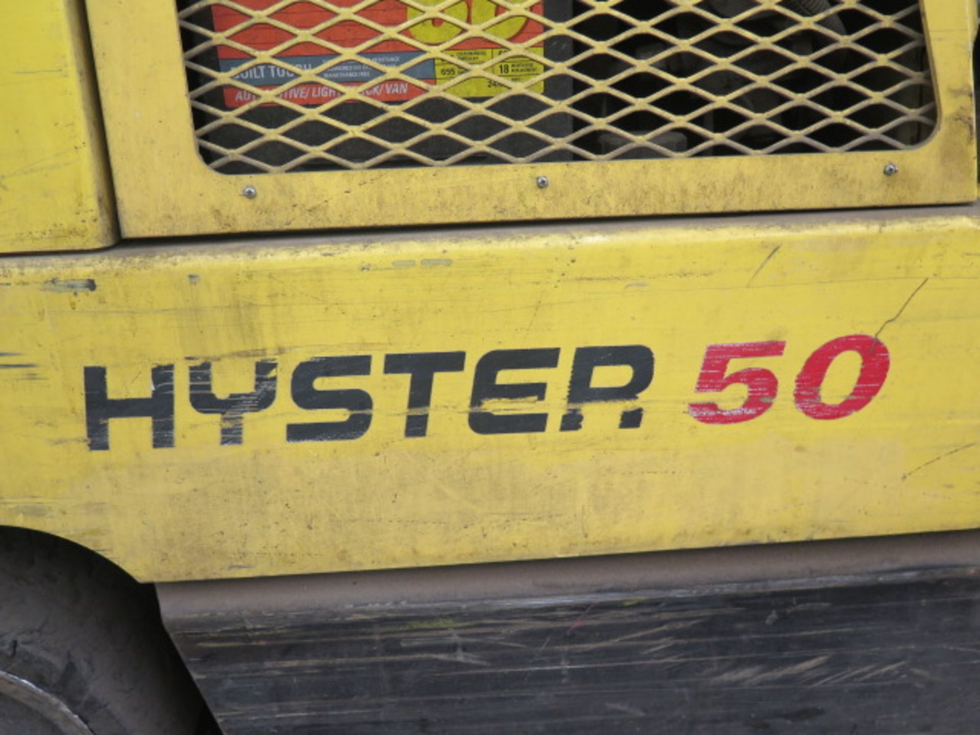 Hyster S50XM 5000 Lb Cap LPG Forklift s/n D187V30604A w/ 3-Stage Mast, 189” Lift Height, Monotrol - Image 10 of 10