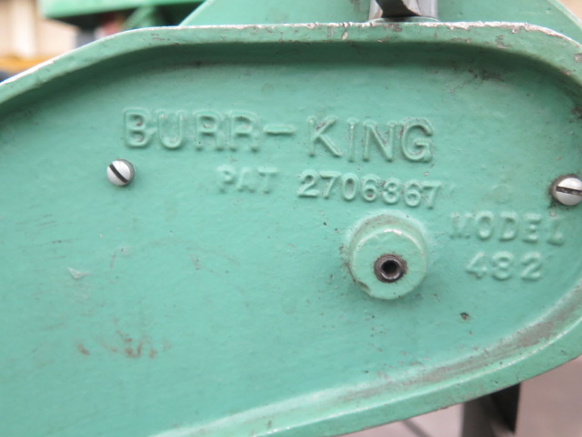 Burr King mdl. 482 2” Pedestal Belt Sander - Image 4 of 4