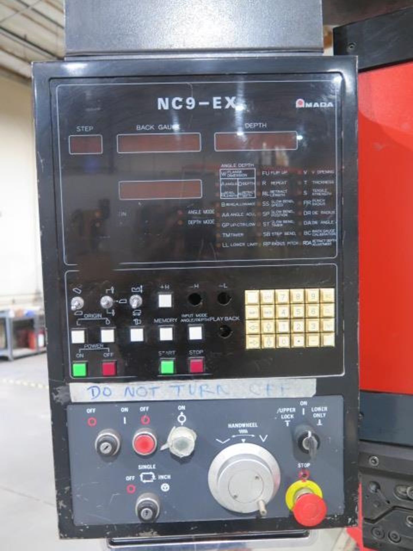 Amada RG-50D mdl. FBD-5020E 50 Ton x 78” CNC Press Brake s/n 5200132 w/ Amada NC9-EX Controls, 78.7” - Image 9 of 12
