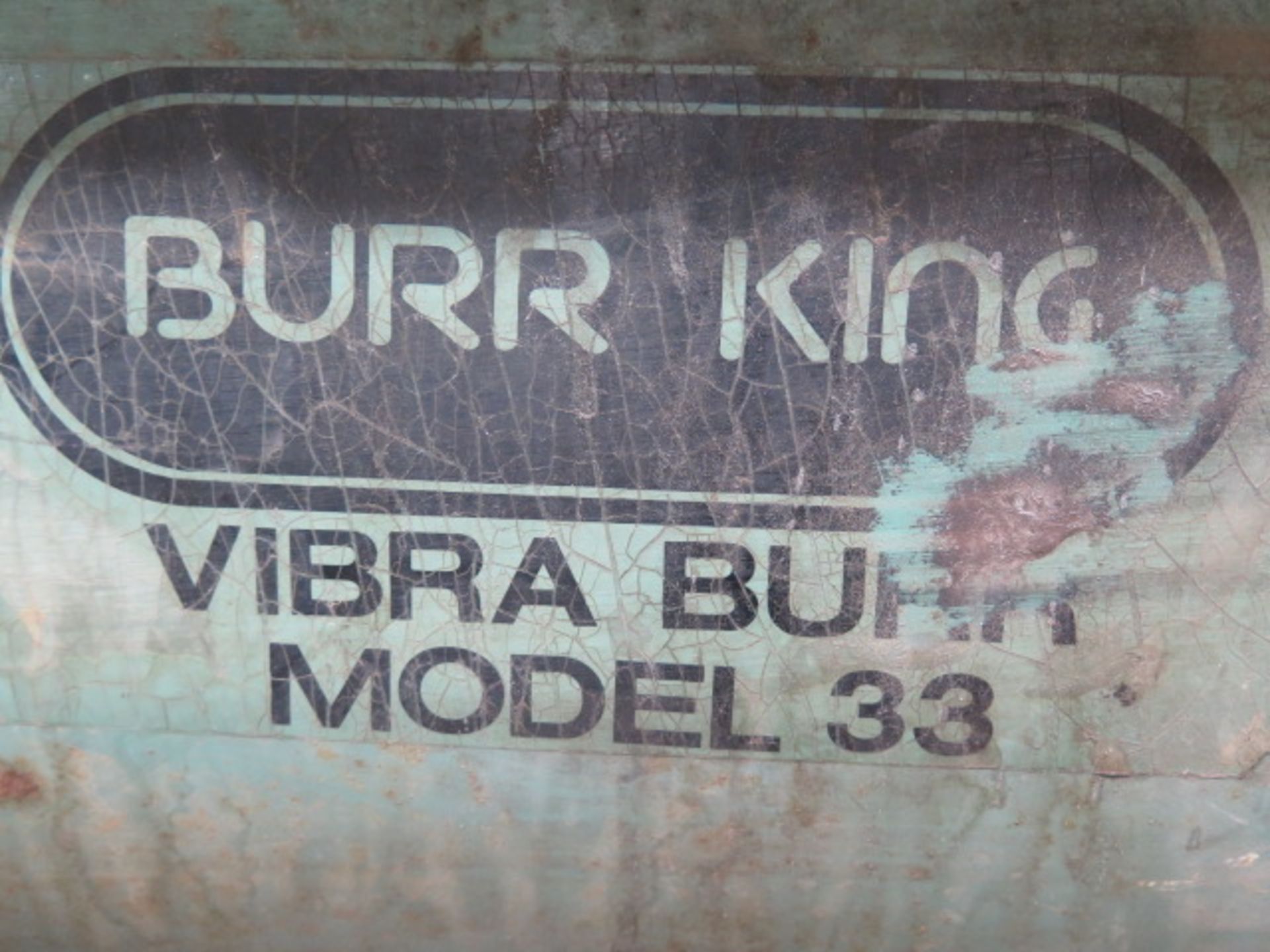 Burr King mdl. 22 Media Tumbler w/ 13” x 31” Tub - Image 4 of 4