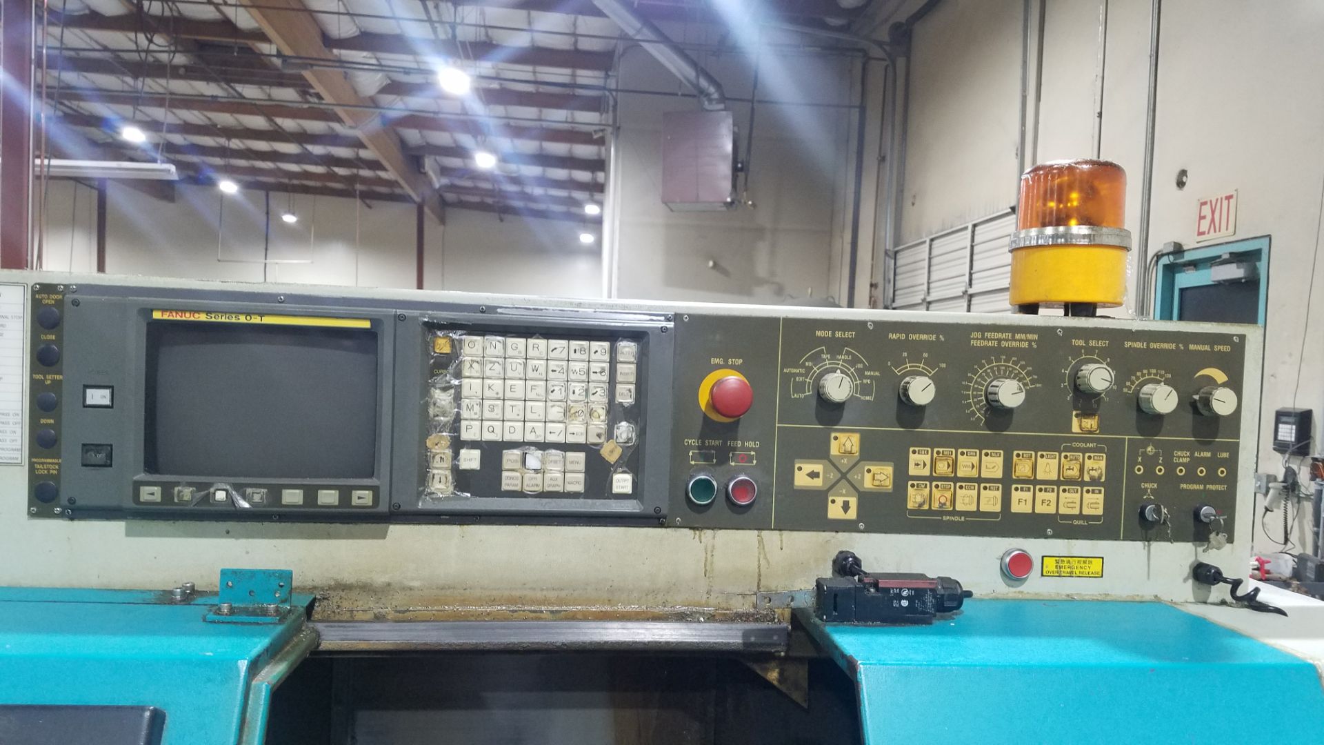 2003 Akira-Seiki SL15 CNC Turning Center, Fanuc O-T Control, 10 Station Turret S/N 03TC195-181 - Image 6 of 10