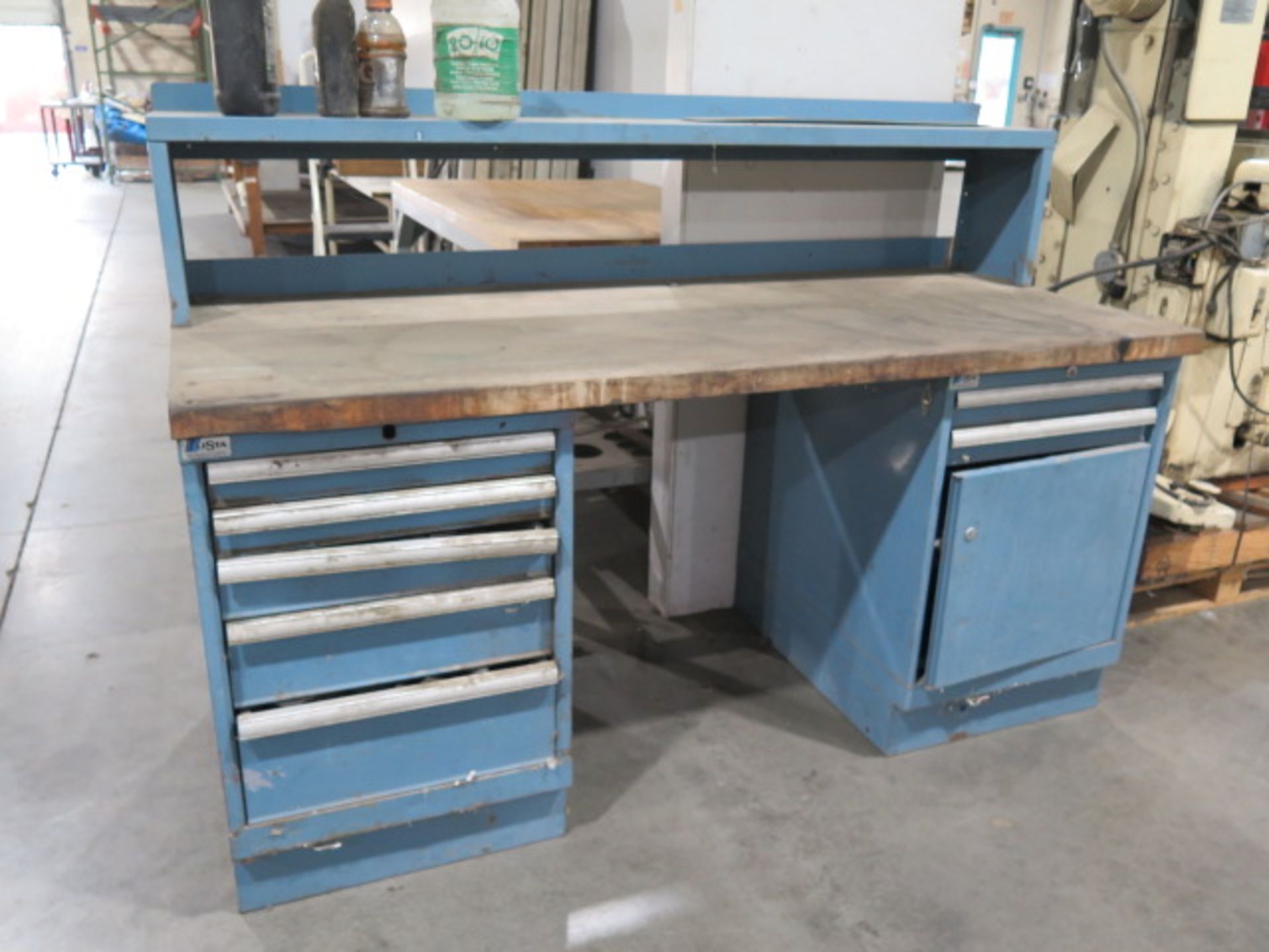 Lista 7-Drawer Maple-Top Work Bench and 36” x 60” Maple-Top Work Bench