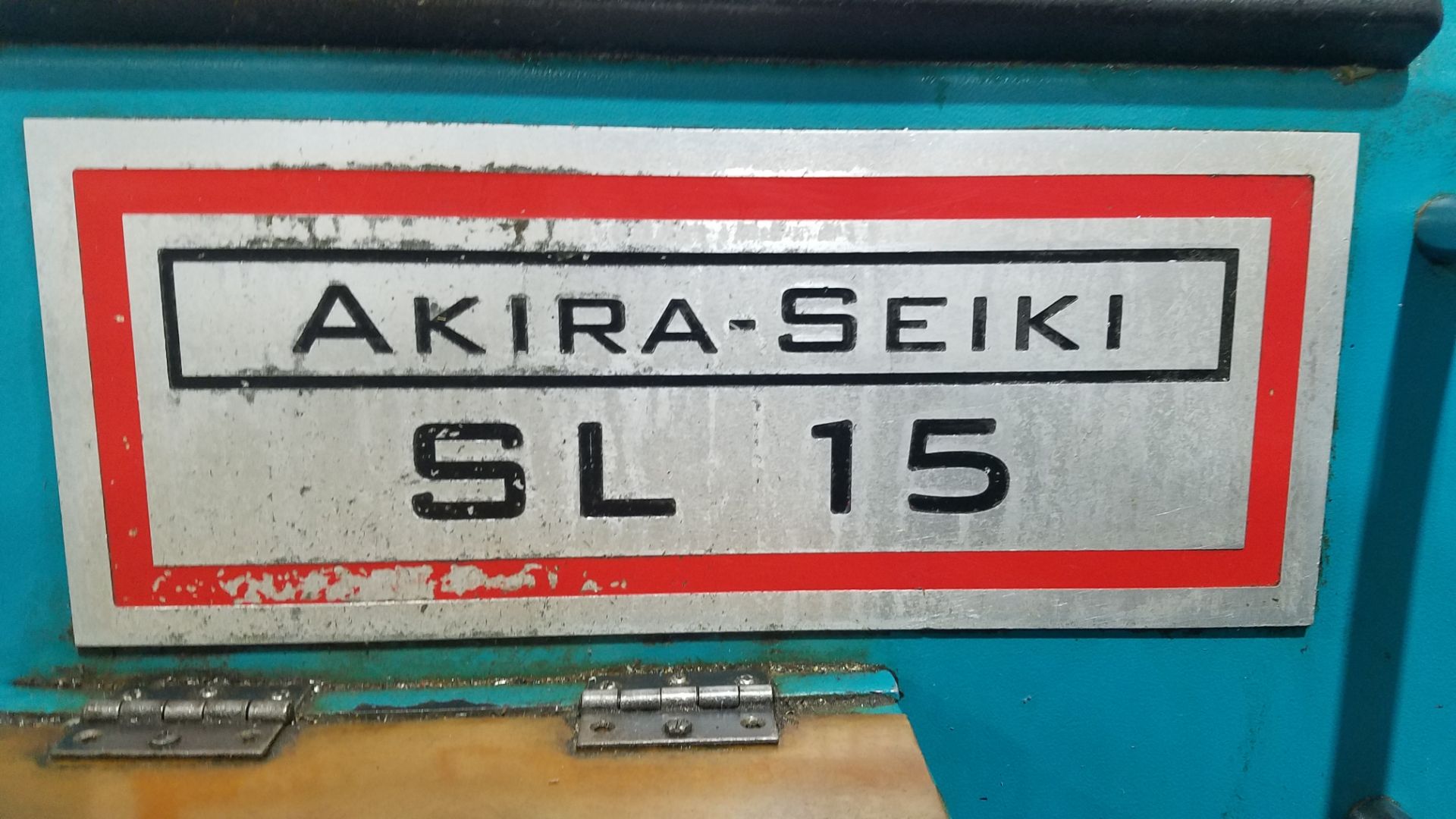 2003 Akira-Seiki SL15 CNC Turning Center, Fanuc O-T Control, 10 Station Turret S/N 03TC195-181 - Image 9 of 10