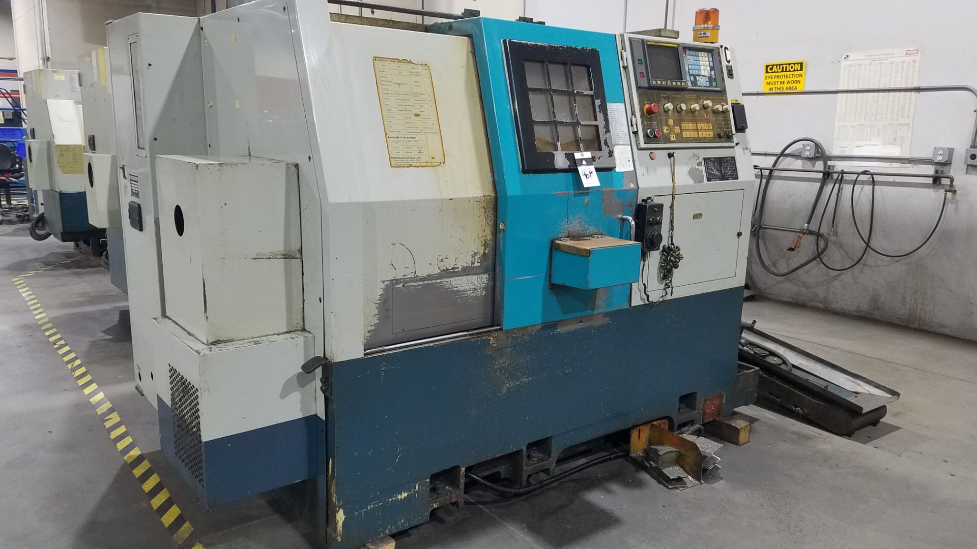 2001 Akira-Seiki SL30 CNC Turning Center, Fanuc OT Control, Chuck 12 Station Turret - Image 2 of 13