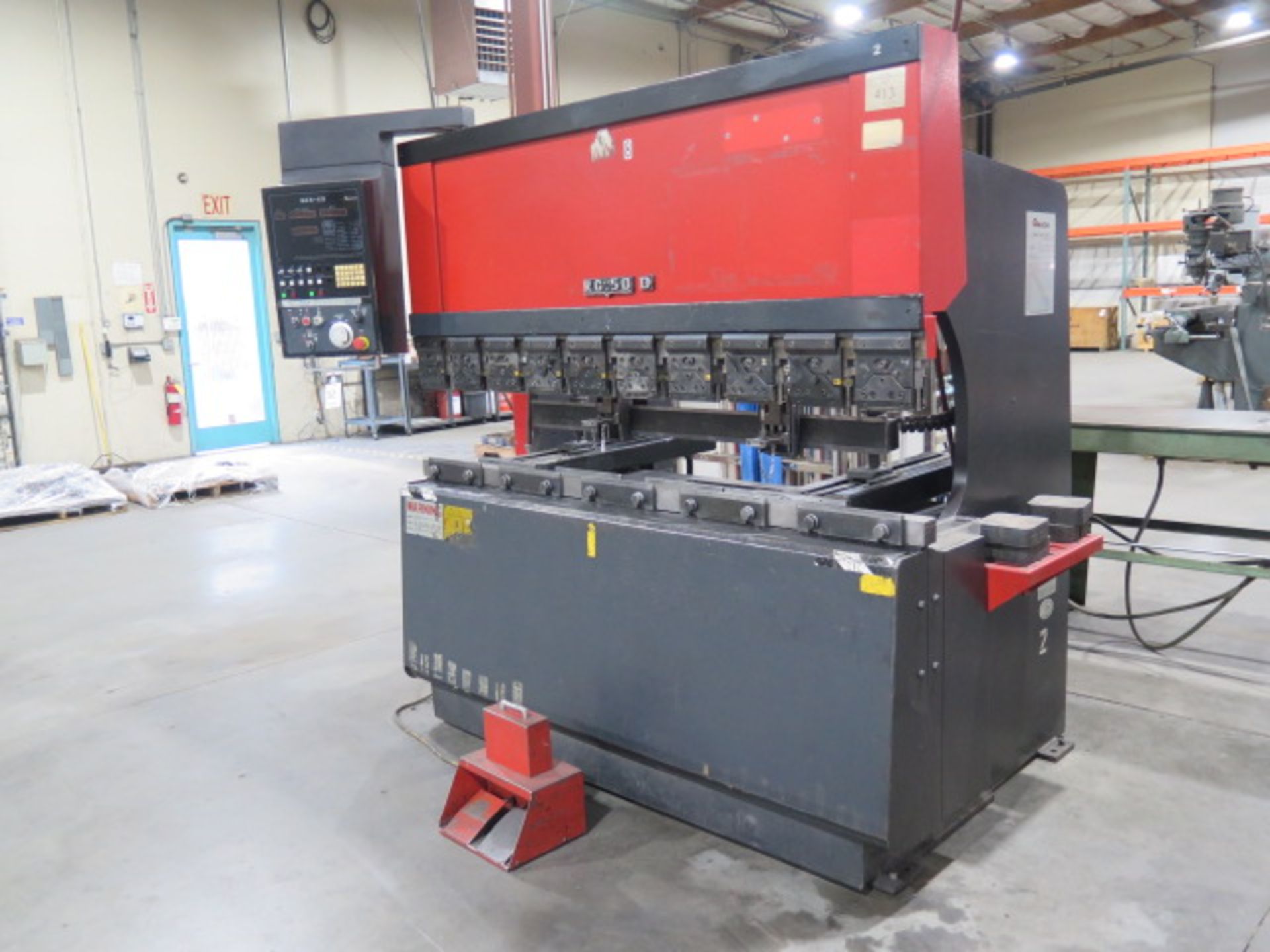 Amada RG-50D mdl. FBD-5020E 50 Ton x 78” CNC Press Brake s/n 5200132 w/ Amada NC9-EX Controls, 78.7” - Image 3 of 12