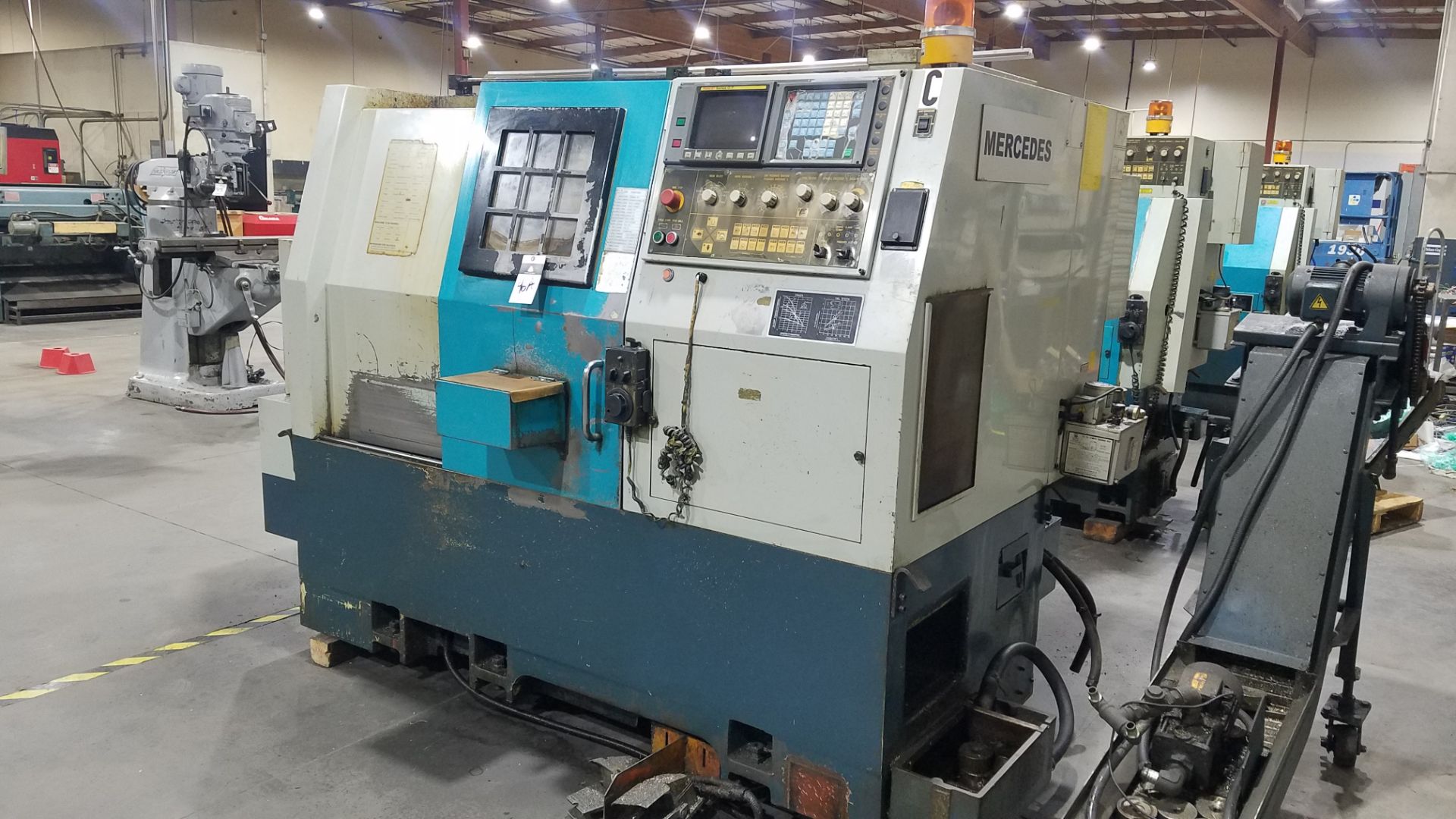 2001 Akira-Seiki SL30 CNC Turning Center, Fanuc OT Control, Chuck 12 Station Turret - Image 3 of 13