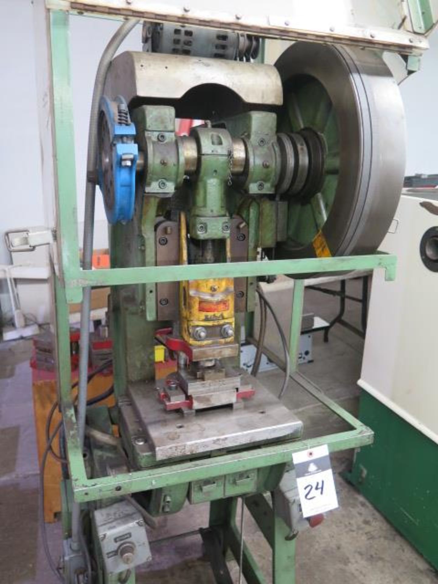 Kenco mdl. 12-113 12-Ton OBI Stamping Press s/n L84-765 w/ 1 ½” Stroke, 185 Strokes/Min, 10 ½” x 14” - Image 3 of 6