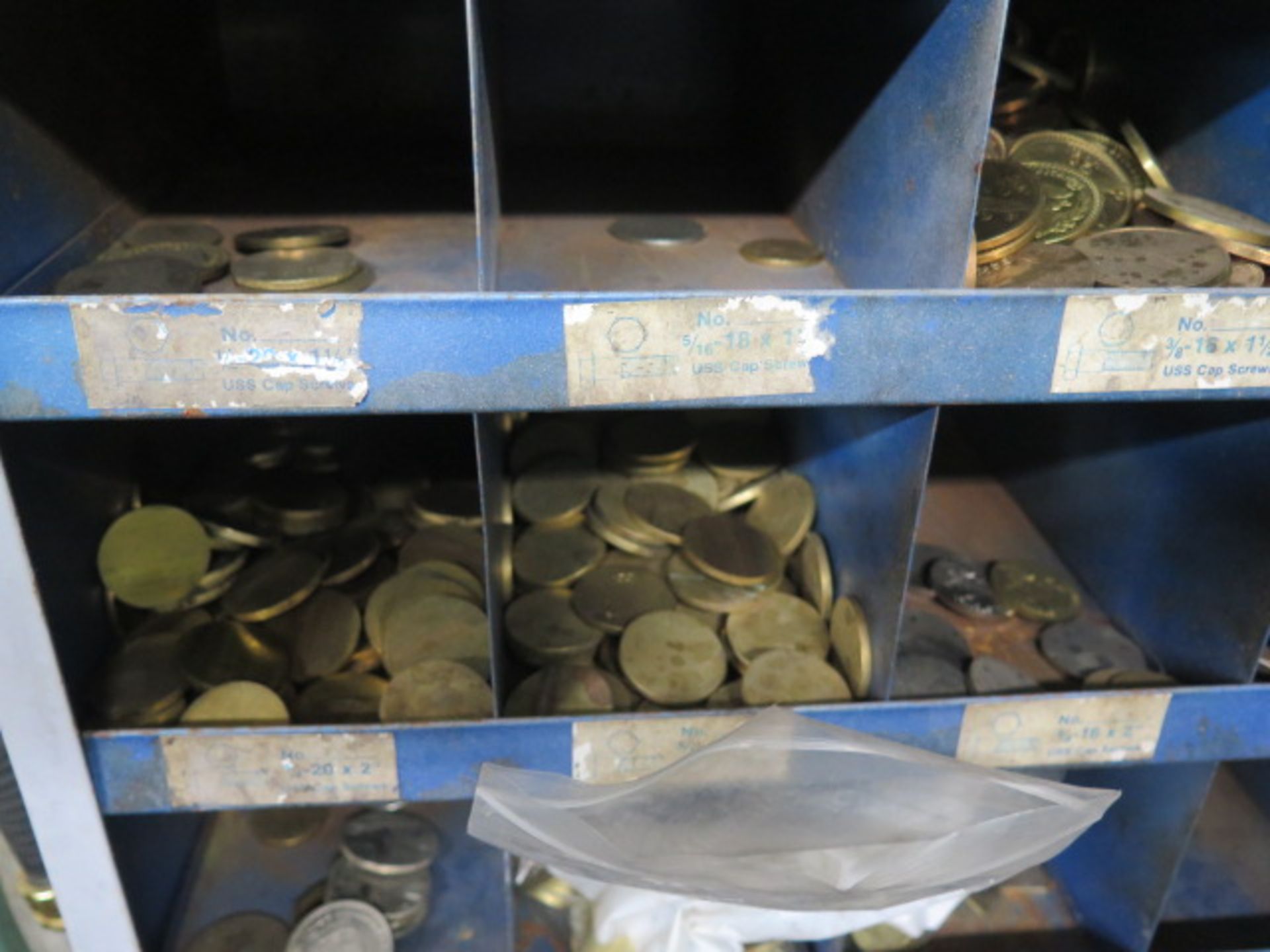 Coin Blanks, Test Pieces and Misc w/ Cabinet - Image 6 of 7