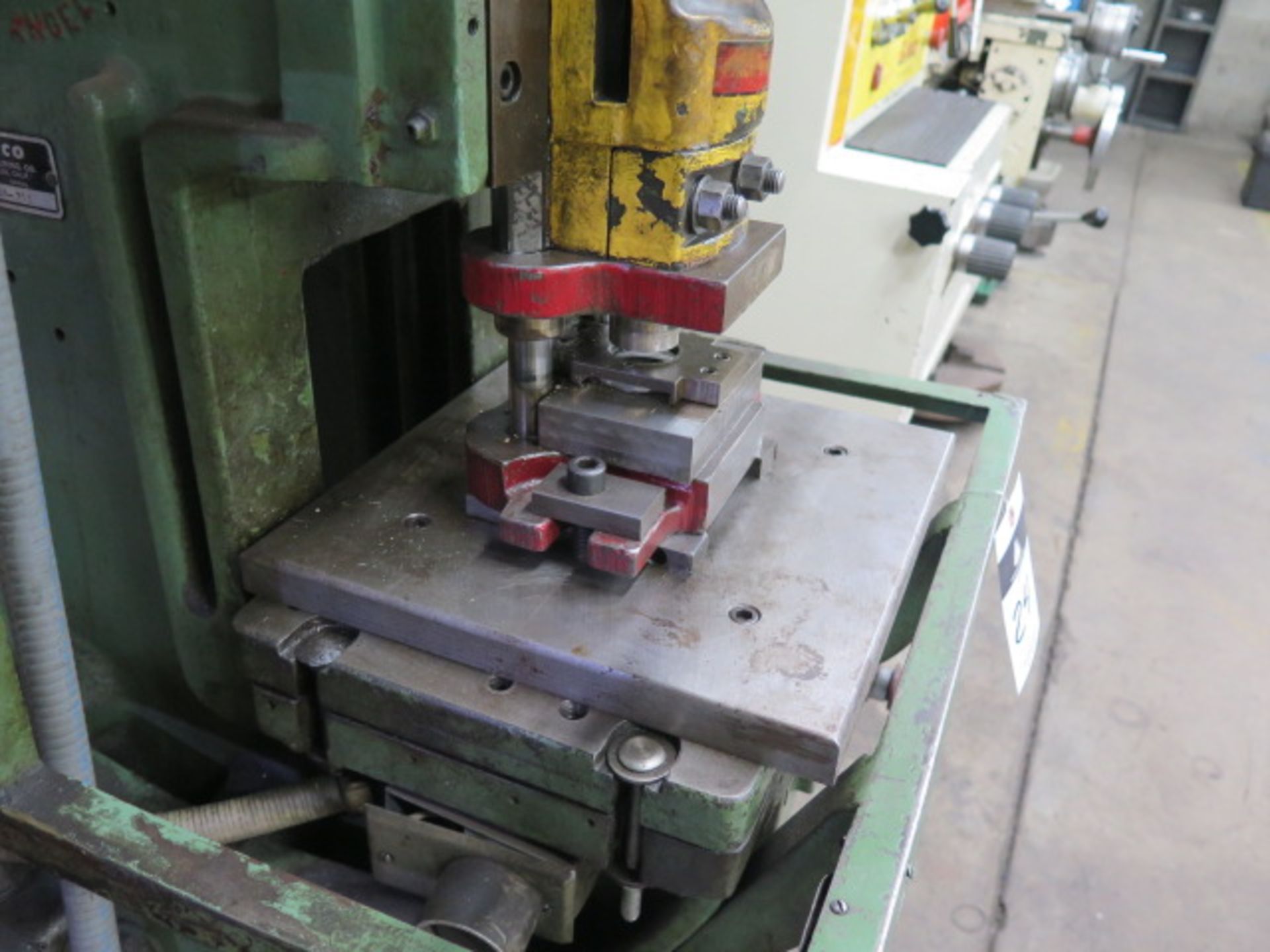 Kenco mdl. 12-113 12-Ton OBI Stamping Press s/n L84-765 w/ 1 ½” Stroke, 185 Strokes/Min, 10 ½” x 14” - Image 4 of 6