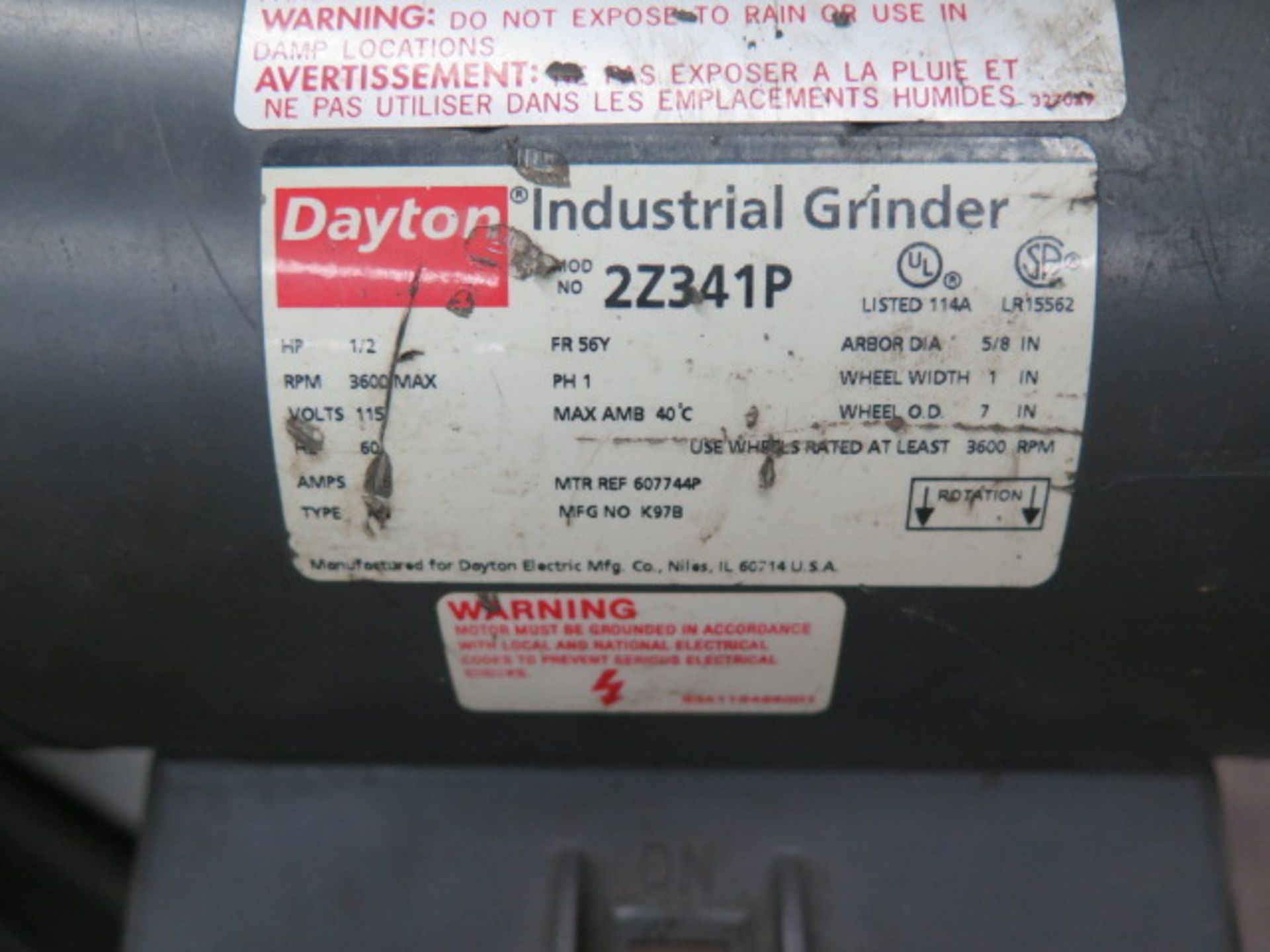 Dayton Pedestal Grinder - Image 3 of 3