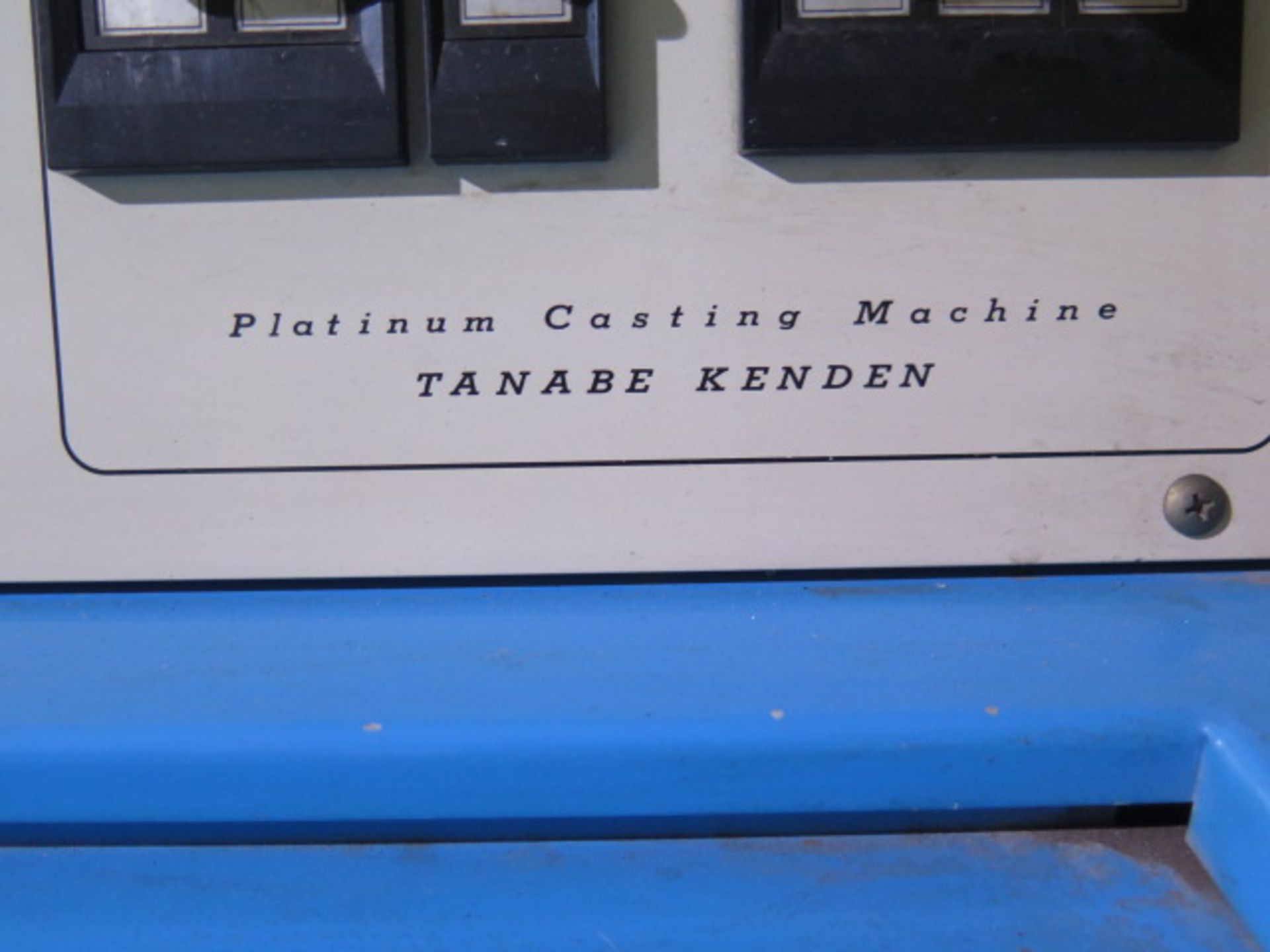1999 Tanabe Kenden type TCP-3300 Platinum Casting Furnace s/n 9906 w/ 60KHz 7kW Output - Image 3 of 6