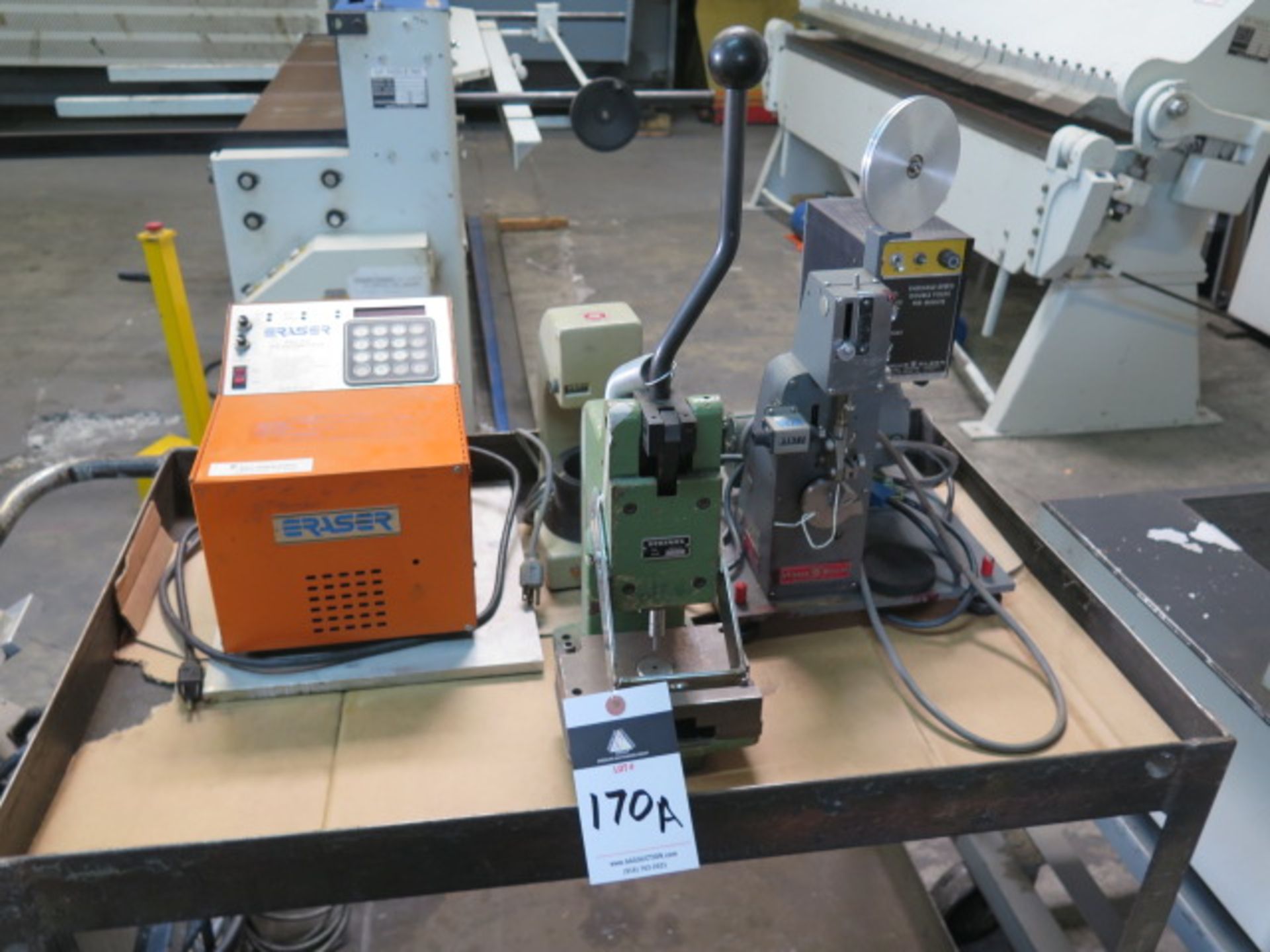 Eraser WC-2 Wire and Tube Cutter, Tinius Olson Testing Machine, Stienel Punch and Shyodu Test devise