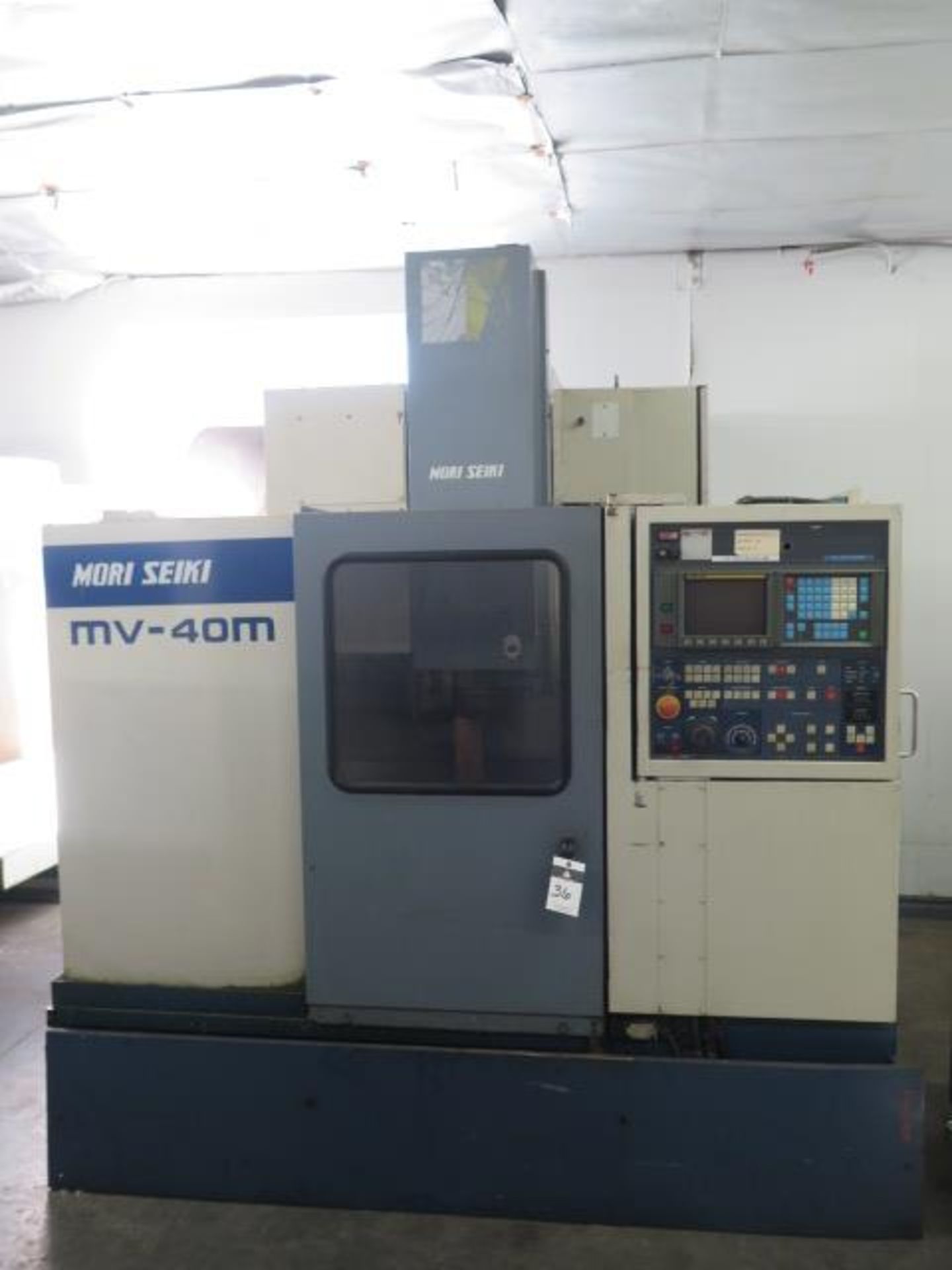 Mori Seiki MV-40M CNC Vertical Machining Center s/n 4880 w/ Fanuc MF-M7 Controls, 20-Station ATC, - Image 3 of 12