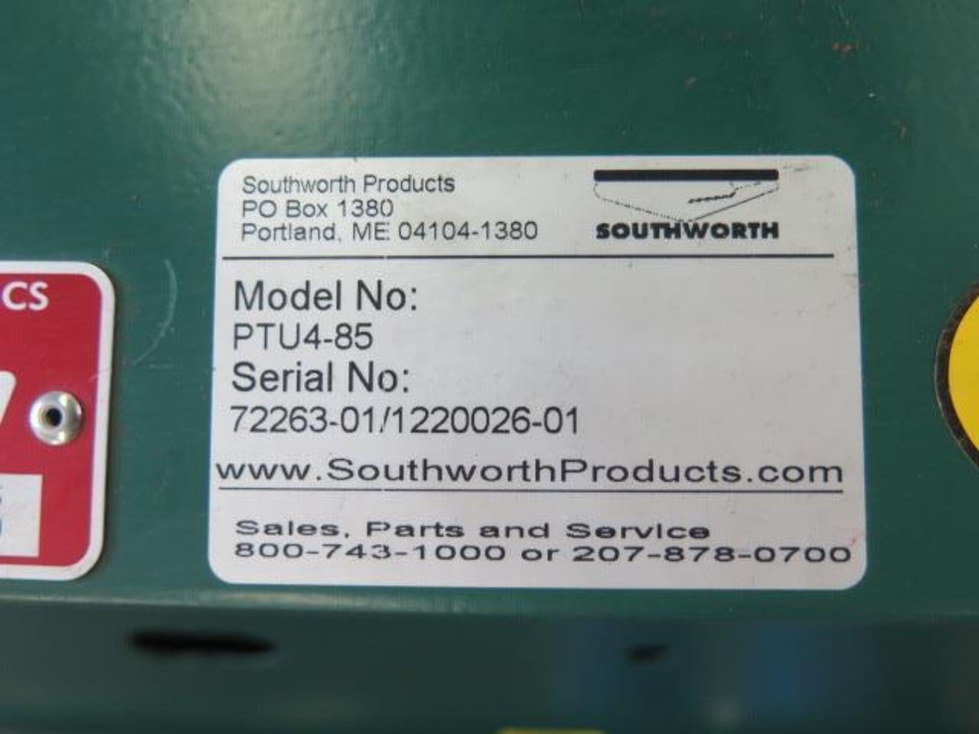 Southworth PTU 4-85 4000 Lb Cap Electric Pallet Jack w/ Built-In Charger (NEW) - Image 7 of 7