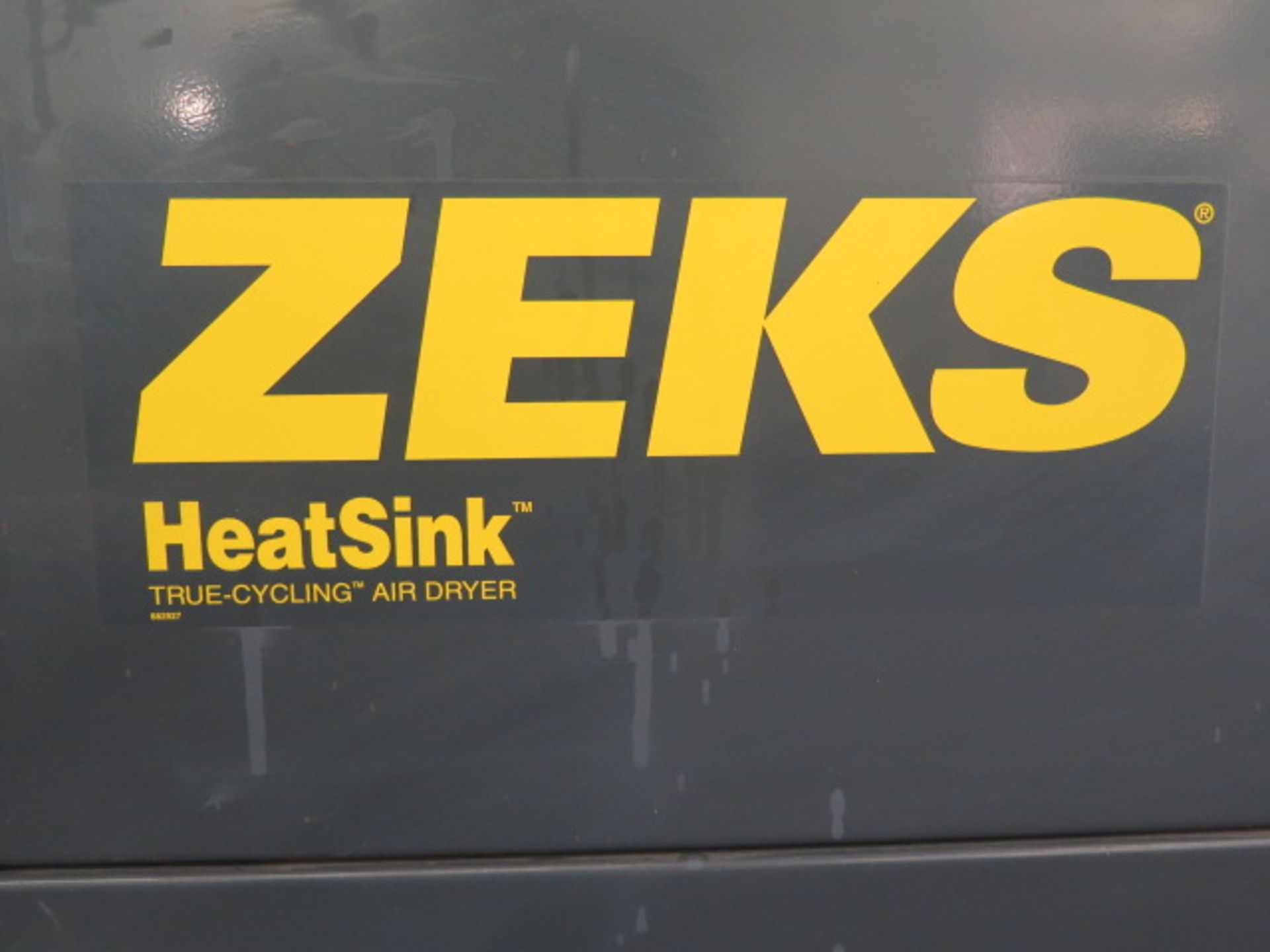 Zeks “Heat Sink” mdl. 600HSFA400 Refrigerated Air Dryer s/n 550637 w/ Zeks Filter Unit and Quincy - Image 7 of 8