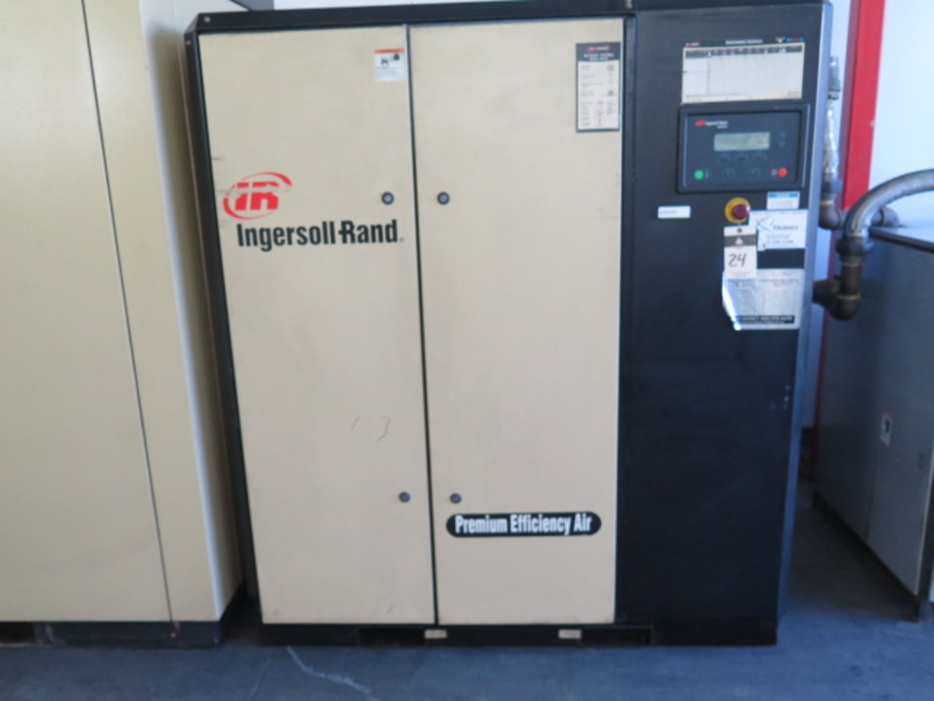 Ingersoll Rand IRN60H-CC 60Hp Rotary Air Compressor s/n NV2846U06195 w/ Intellisys Digital Controls,