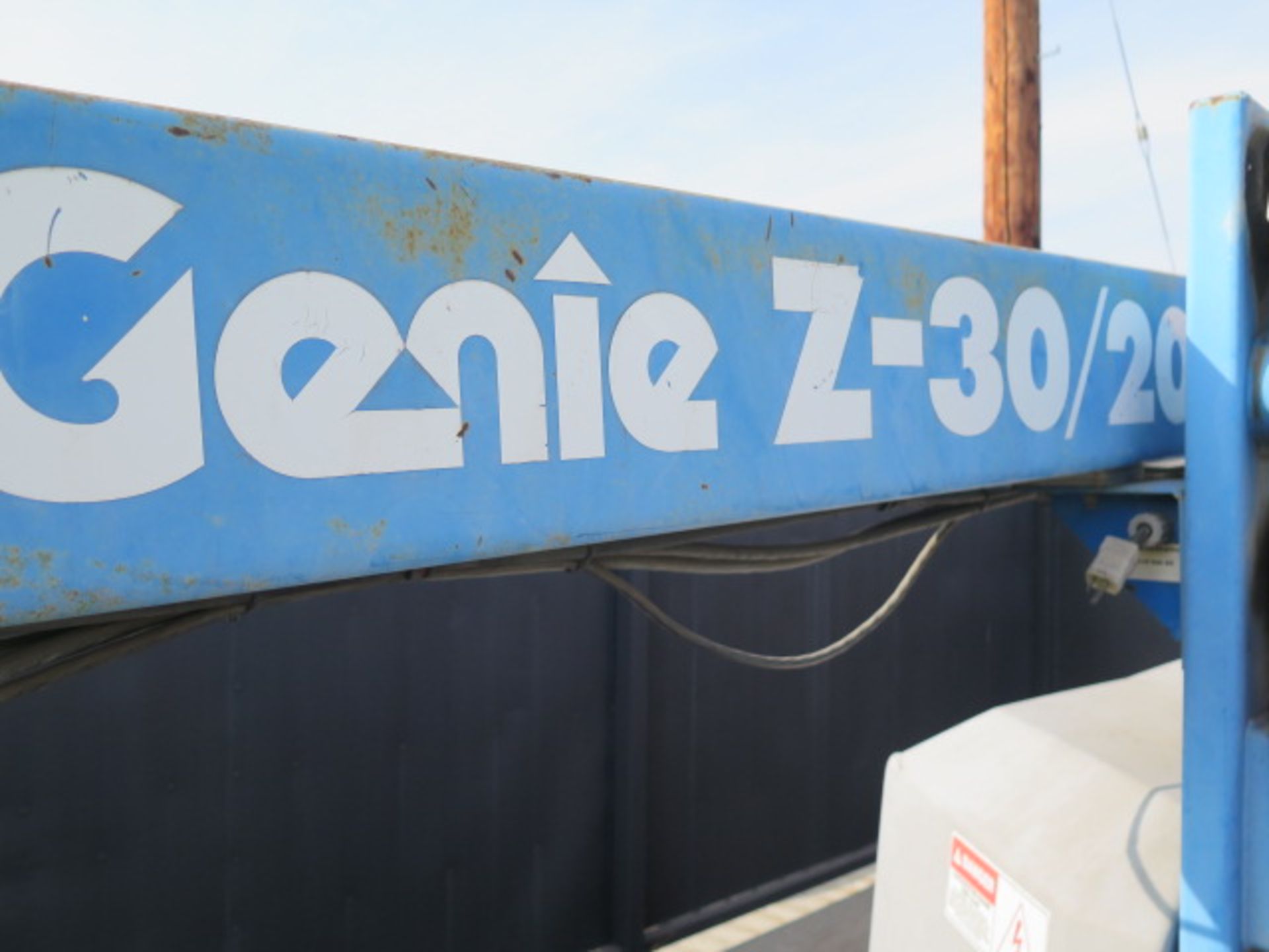 Genie Z-30/20 HD 30' Electric Boom Lift s/n 30-Z30-2772 w/ 31' Lift Height, 20' Boom extension, - Image 3 of 6