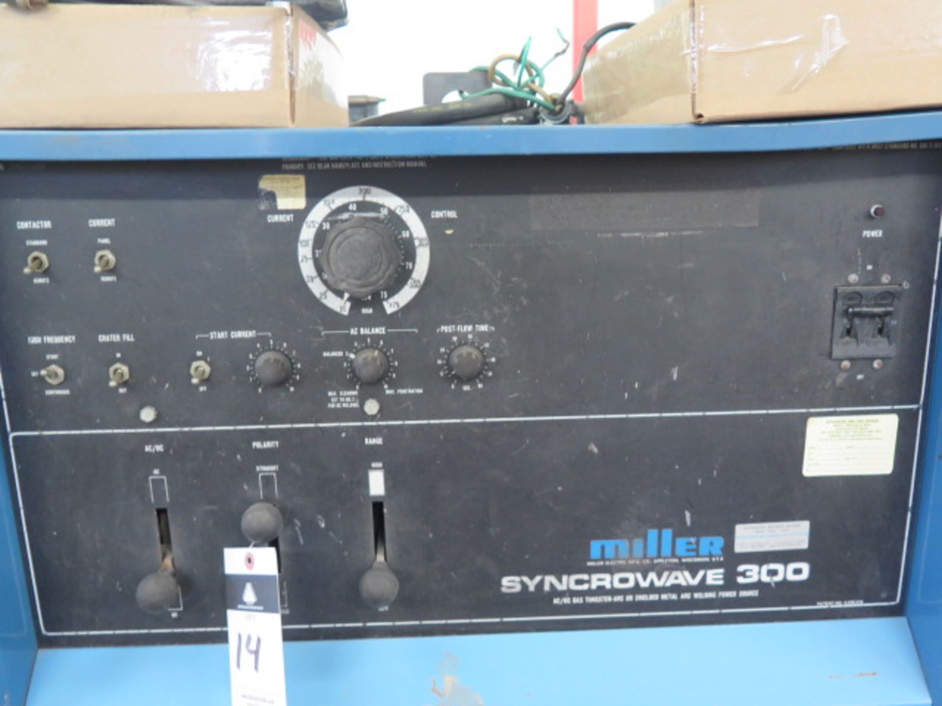 Miller Syncrowave 300 AC/DC Arc Welding Power Source s/n JB504226 - Image 6 of 7