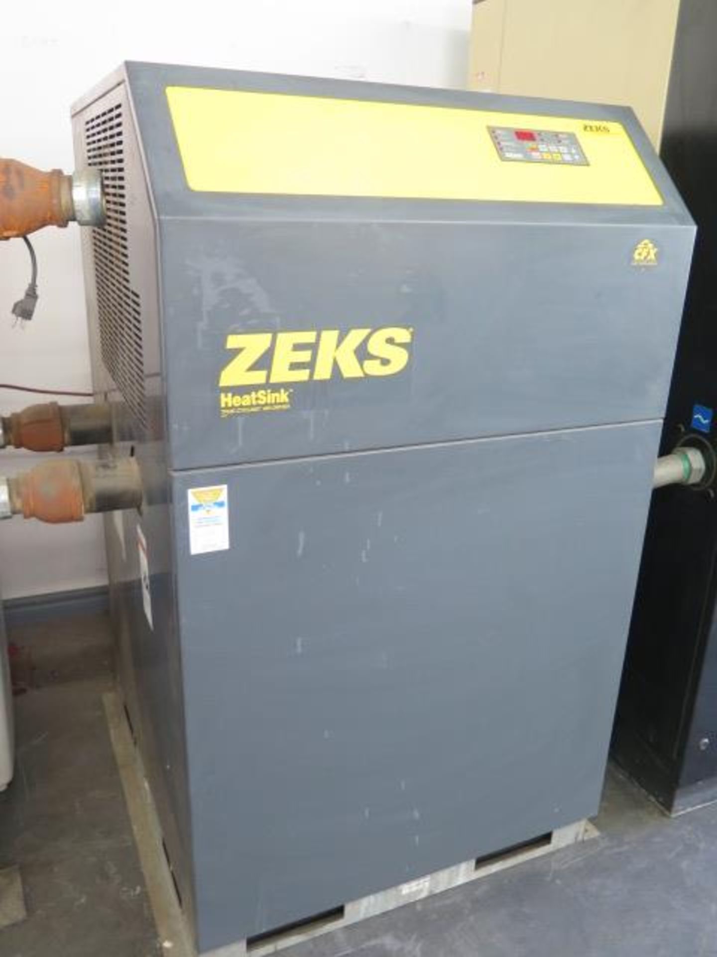 Zeks “Heat Sink” mdl. 600HSFA400 Refrigerated Air Dryer s/n 550637 w/ Zeks Filter Unit and Quincy - Image 3 of 8