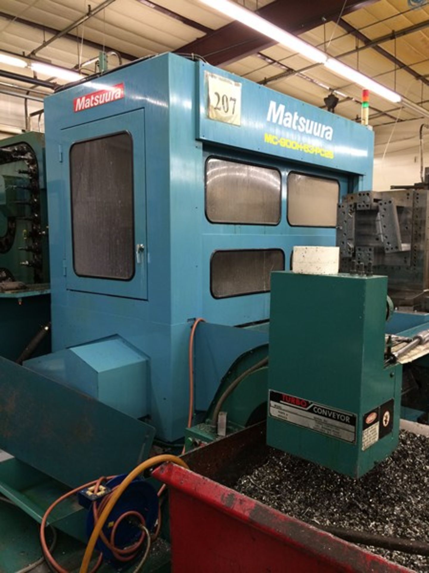 1996 Matsuura 900H 2-Pallet CNC Horizontal Machining Center w/ Fanuc 15M Controls, 100-ATC, CAT-50