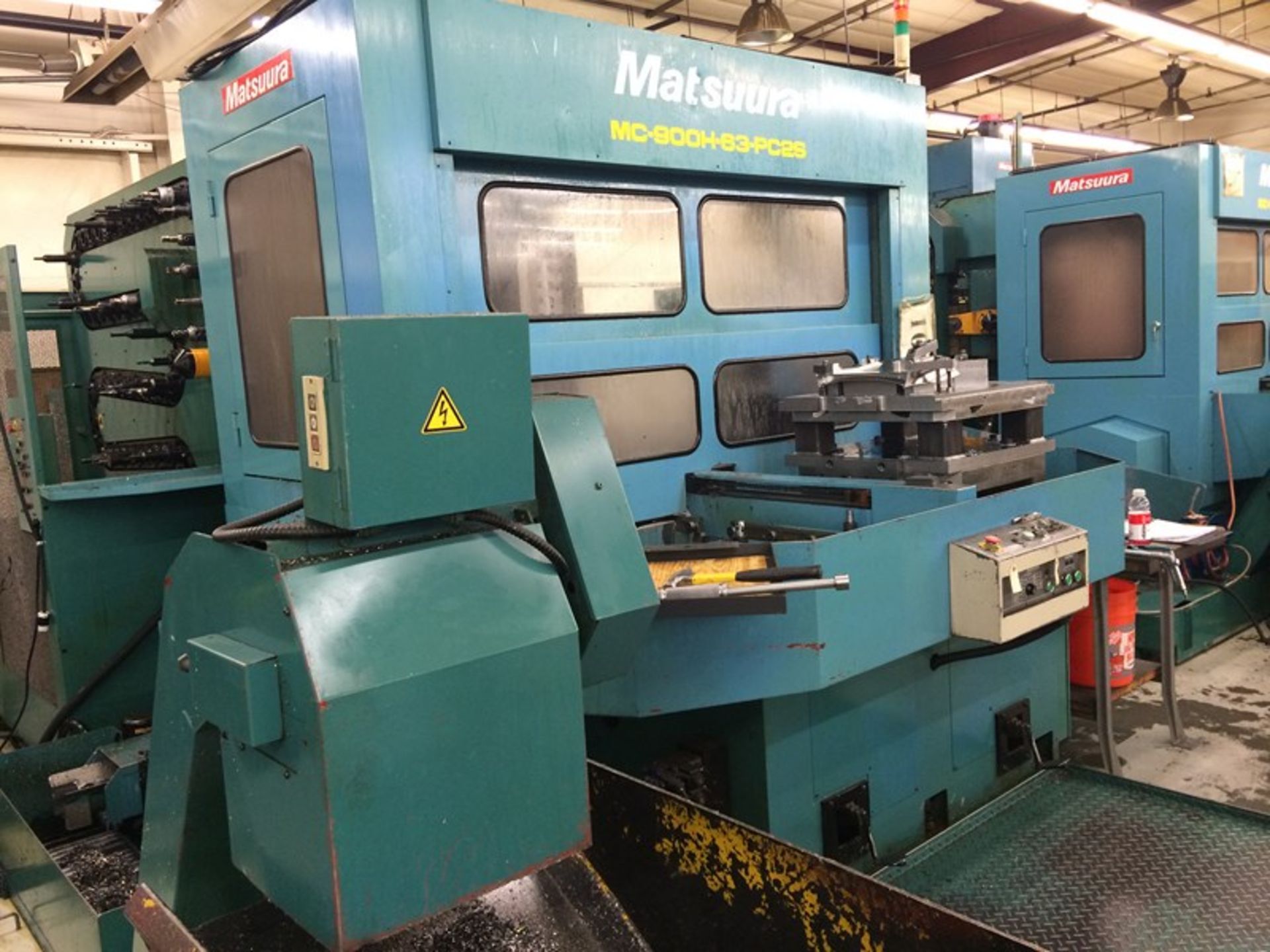 1997 Matsuura 900H 2-Pallet CNC Horizontal Machining Center w/ Fanuc 15M Controls, 100-ATC, CAT-50