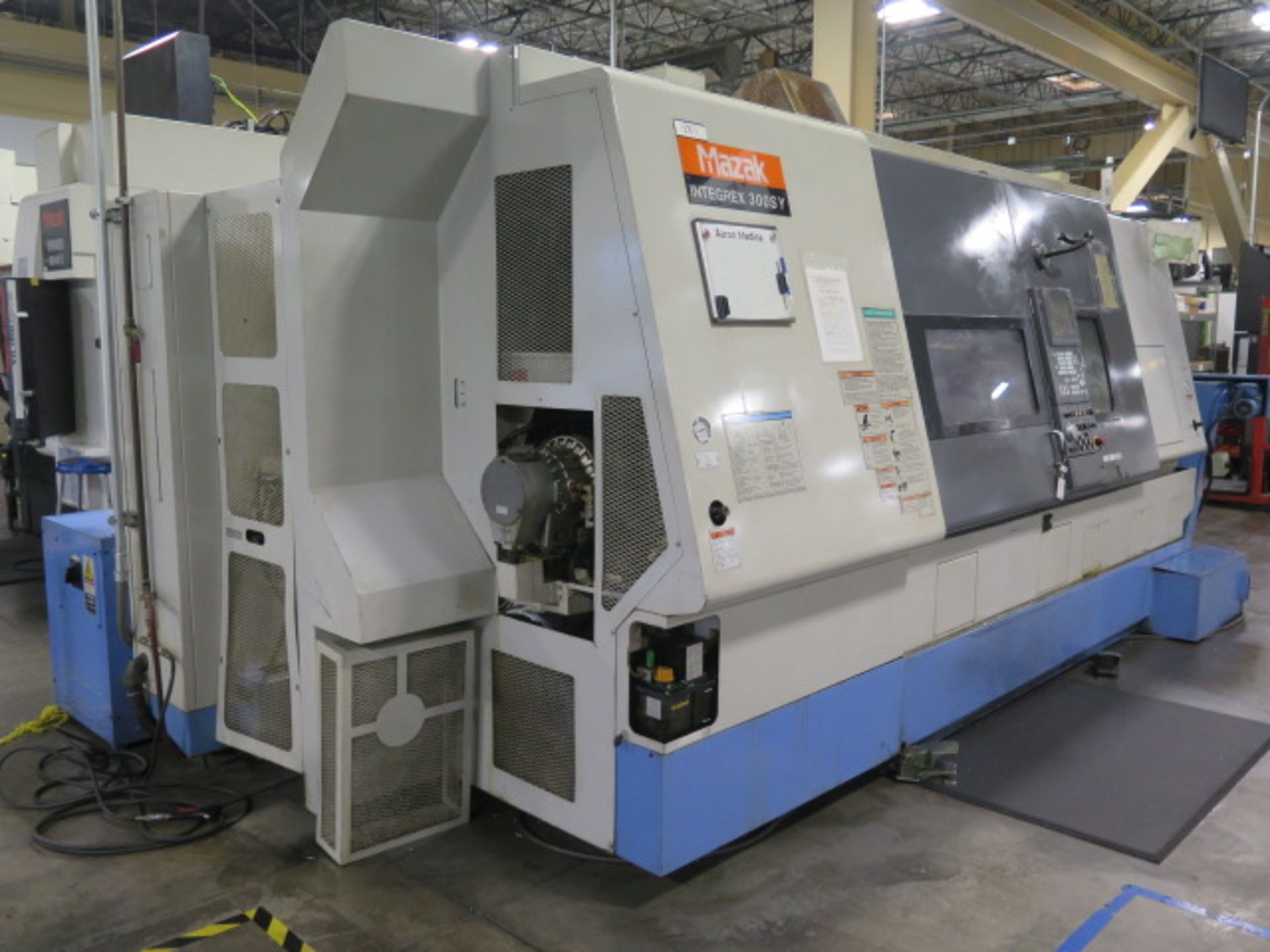 2000 Mazak Integrex 300SY Twin Spindle, Multi-Axis CNC Turning/Milling Center s/n 151650 w/ Mazatro - Image 3 of 18