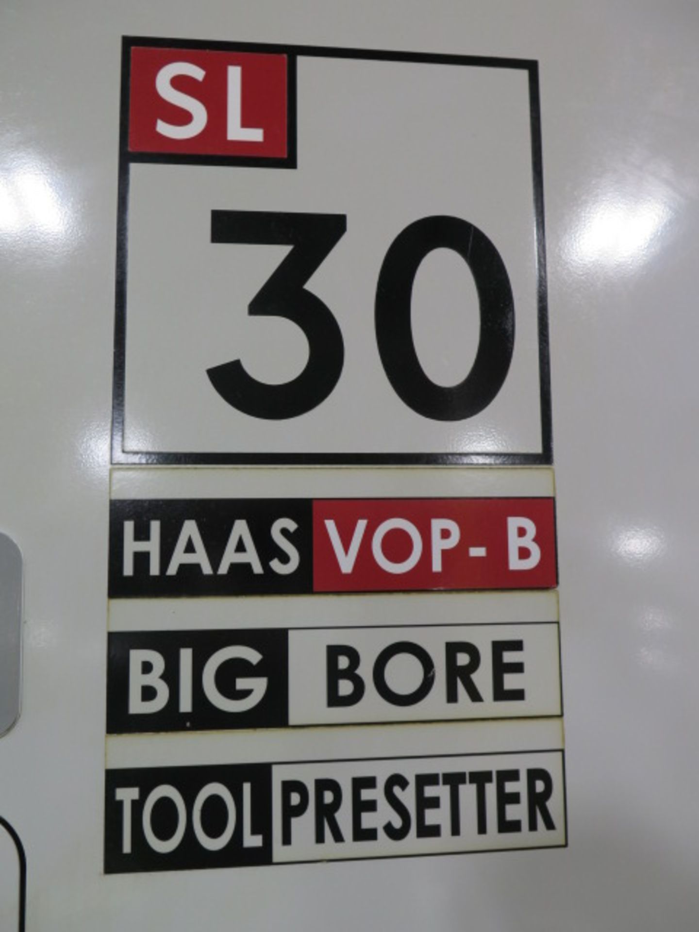 2008 Haas SL-30B Big Bore CNC Turning Center s/n 3080555 w/ Haas Controls, Tool Presetter, 12-Stati - Image 5 of 15