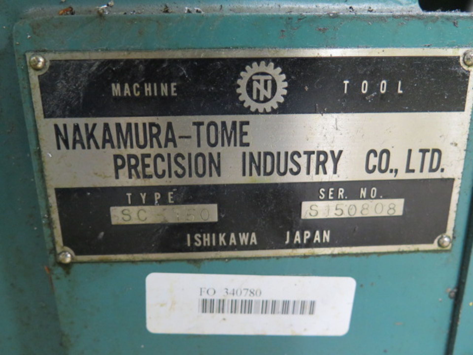 Nakamura-Tone SC-150 CNC Turning Center s/n S150808 w/ Fanuc Series 21i-T Controls, 12-Station Turre - Image 14 of 14