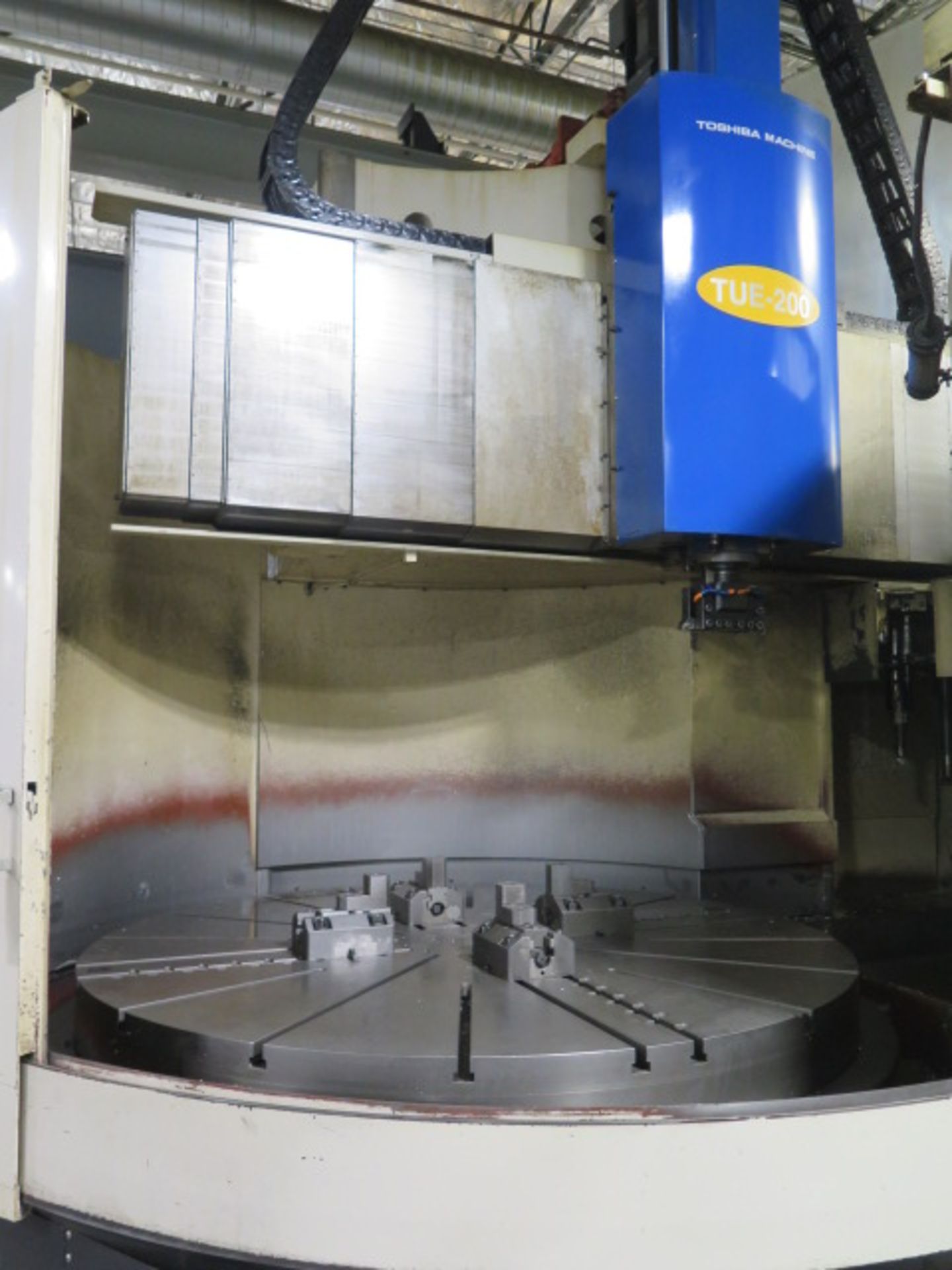 2012 Toshiba TUE-200 (S) Live Spindle CNC Vertical Boring Machine s/n 162426 w/ Fanuc Series 0i-TD - Image 10 of 24