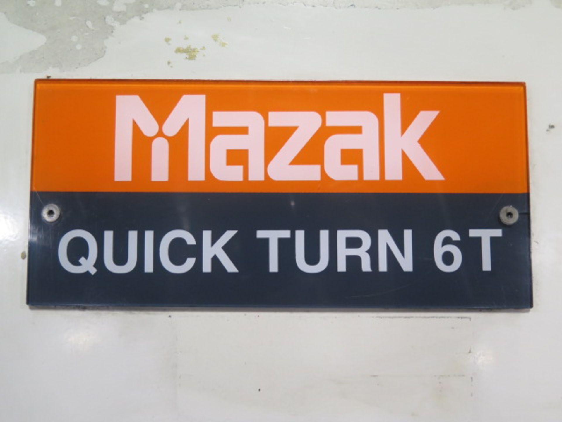 1997 Mazak Quick Turn 6T CNC Turning Center s/n 126692 w/ Mazatrol t-Plus Controls, Tool Presetter, - Image 5 of 15