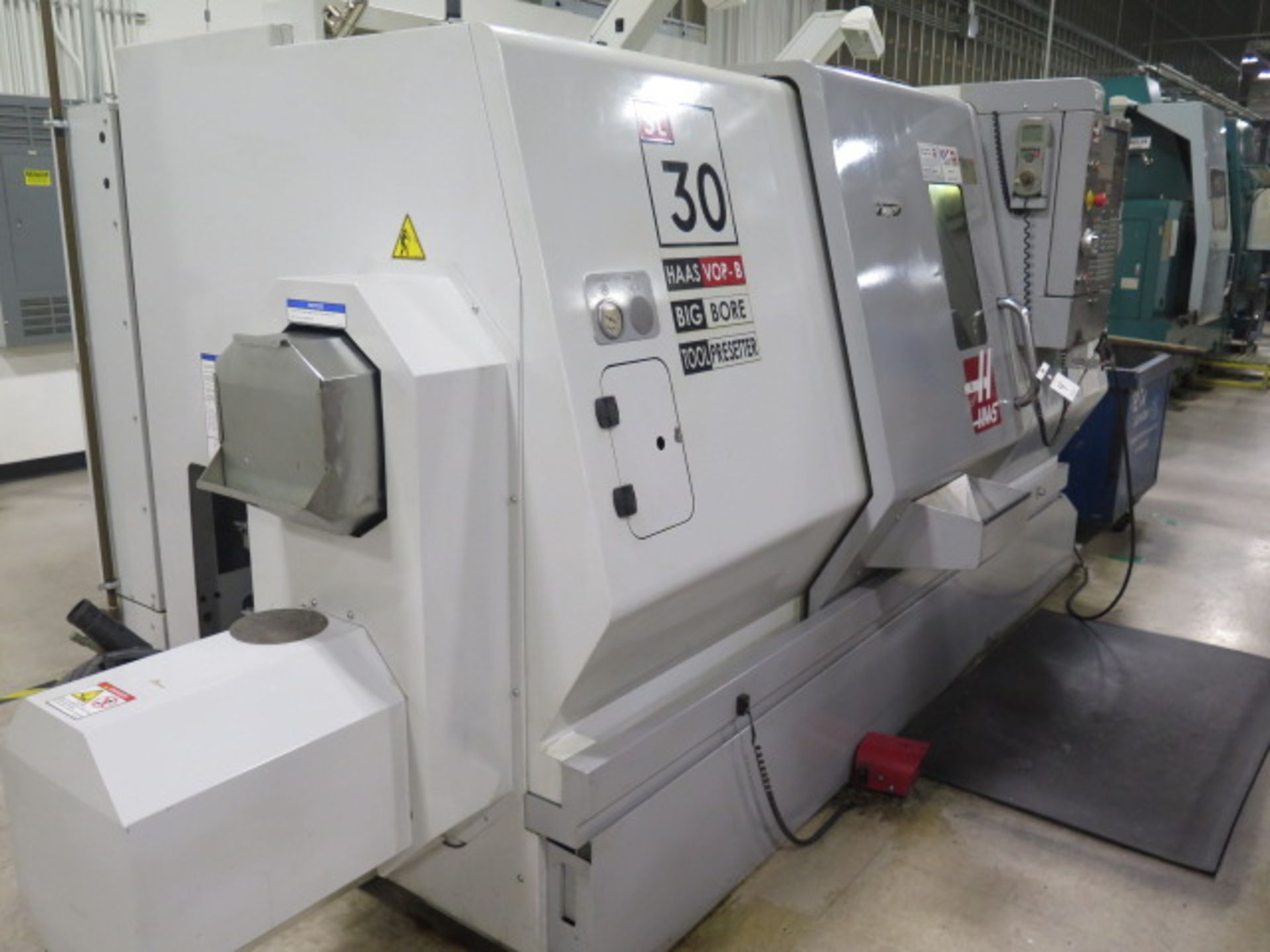 2008 Haas SL-30B Big Bore CNC Turning Center s/n 3080555 w/ Haas Controls, Tool Presetter, 12-Stati - Image 2 of 15