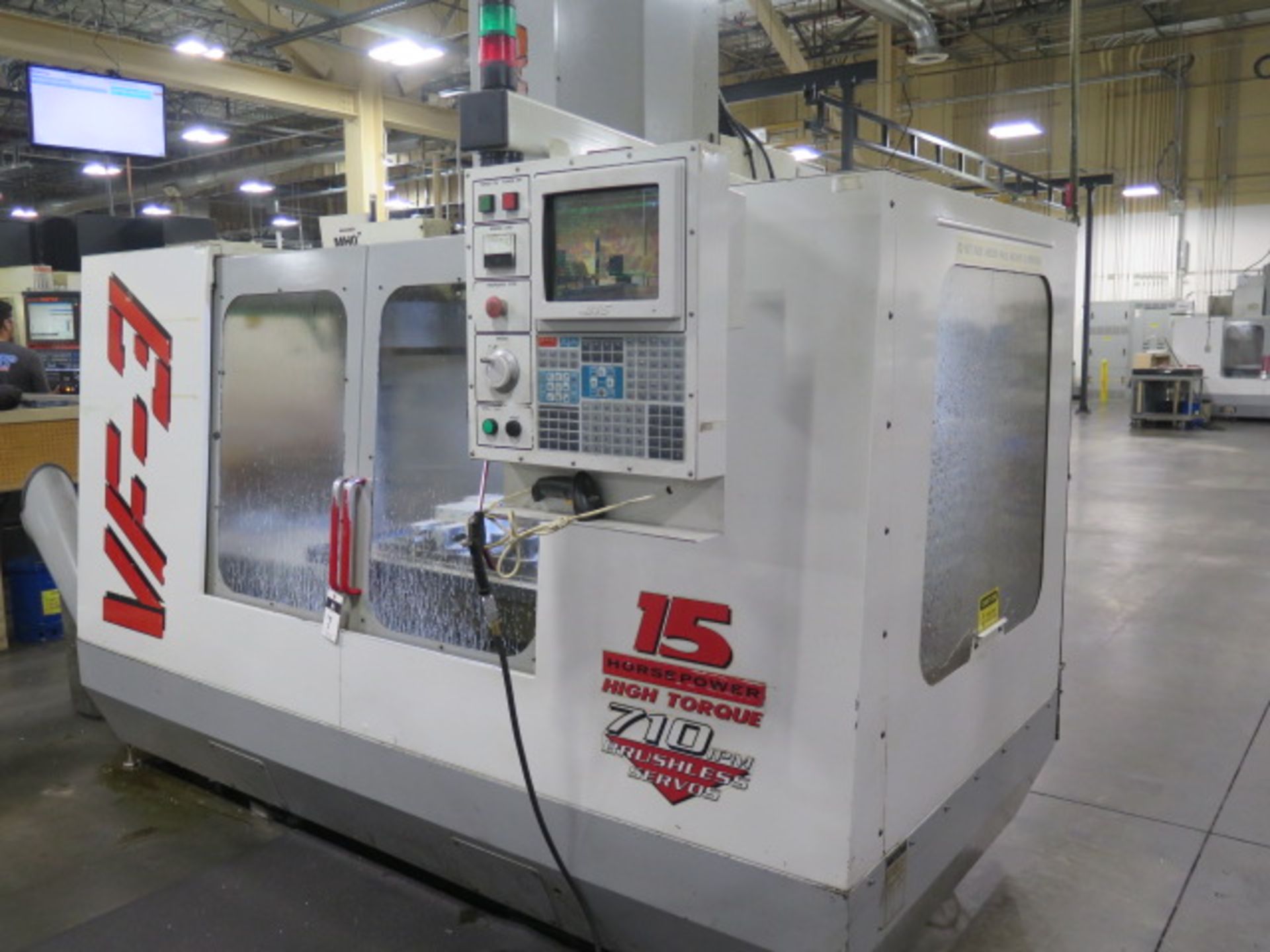 1997 Haas VF-3 4-Axis CNC Vertical Machining Center s/n 10172 w/ Haas Controls, 20-Station ATC, BT - Image 2 of 16