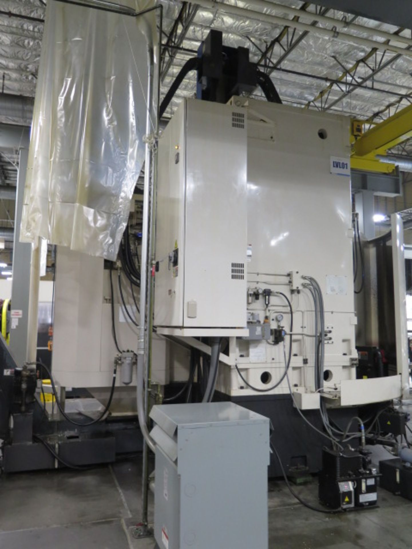 2012 Toshiba TUE-200 (S) Live Spindle CNC Vertical Boring Machine s/n 162426 w/ Fanuc Series 0i-TD - Image 7 of 24