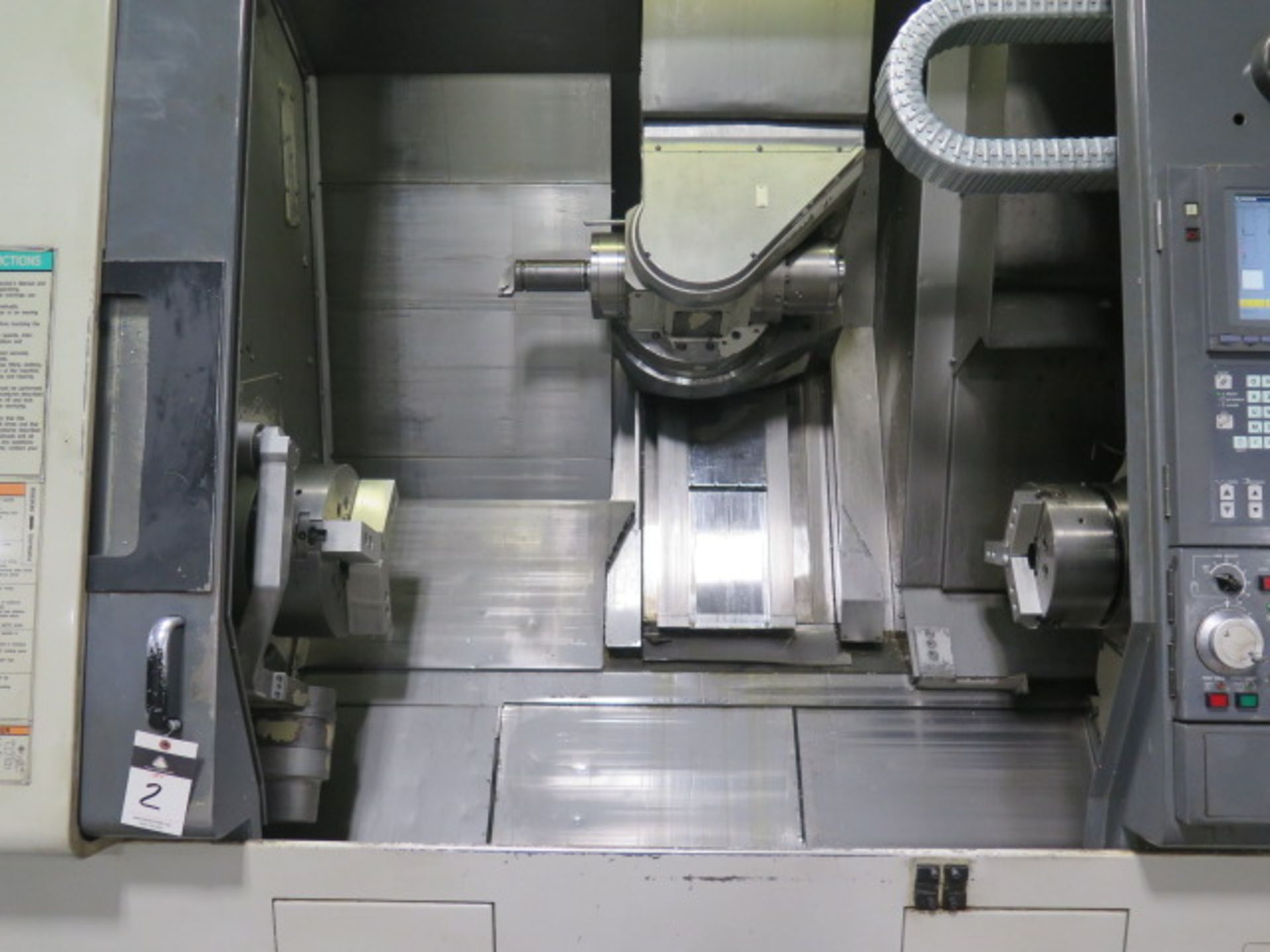 2000 Mazak Integrex 300SY Twin Spindle, Multi-Axis CNC Turning/Milling Center s/n 151650 w/ Mazatro - Image 5 of 18