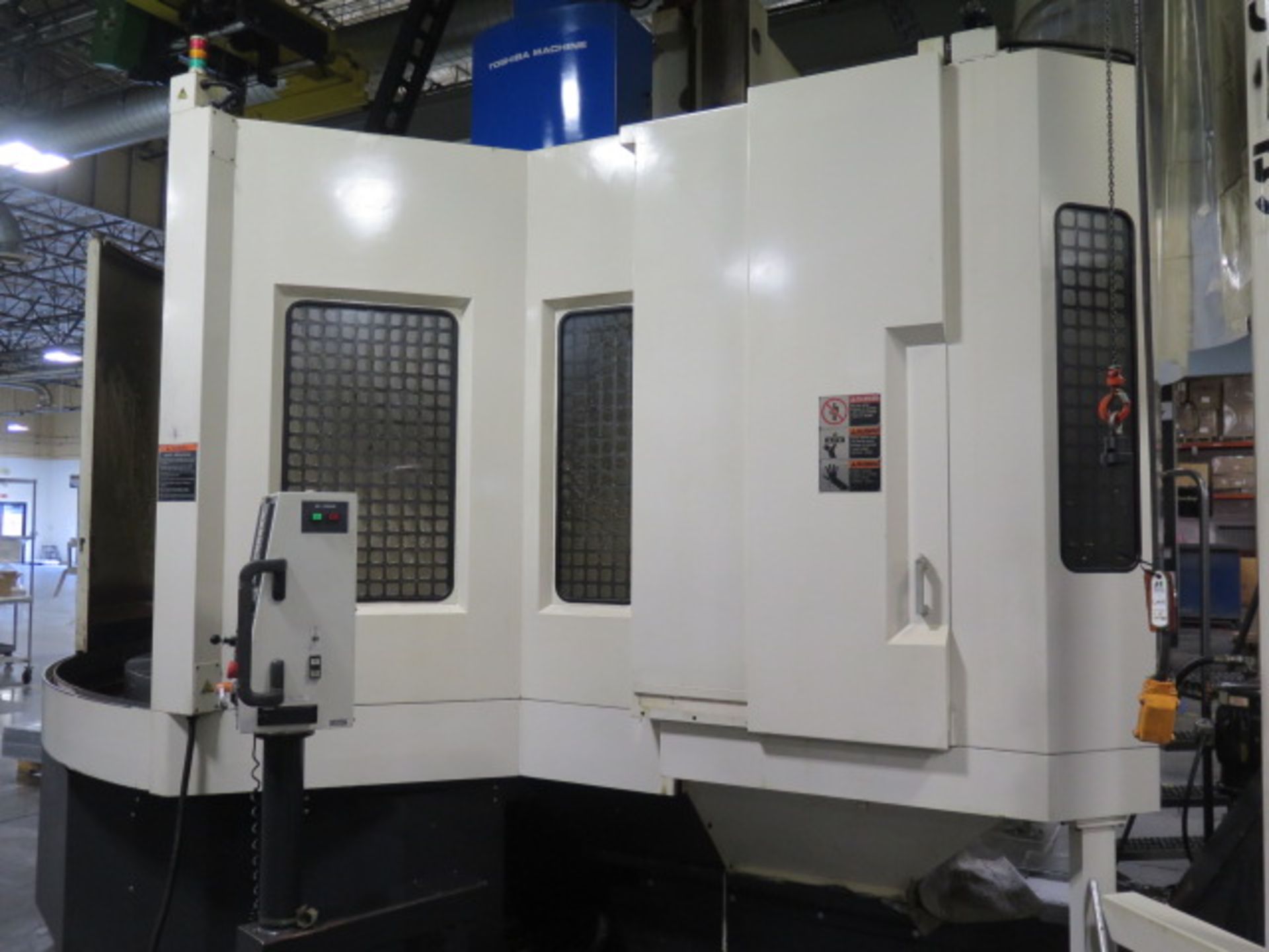 2012 Toshiba TUE-200 (S) Live Spindle CNC Vertical Boring Machine s/n 162426 w/ Fanuc Series 0i-TD - Image 3 of 24