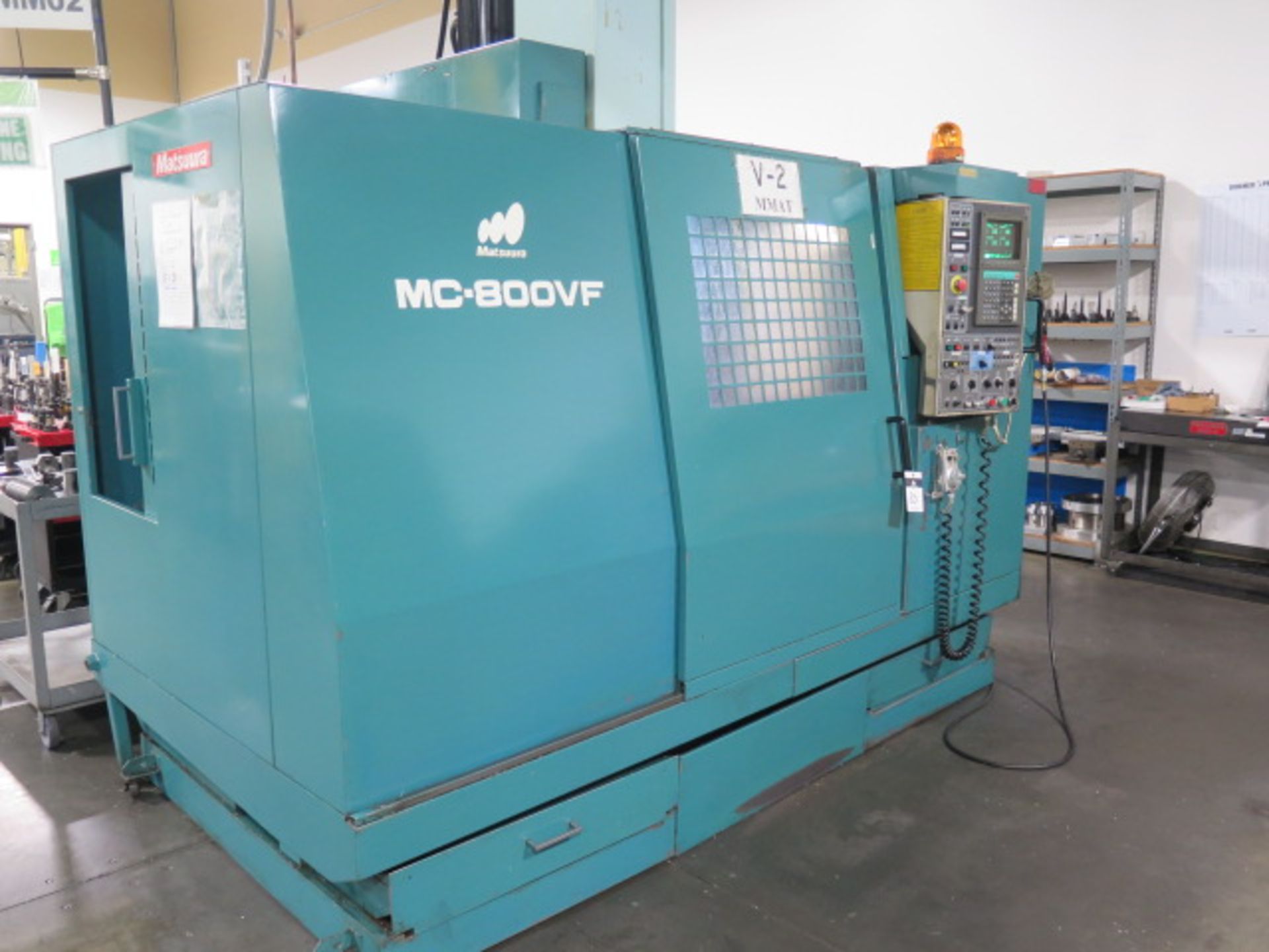 Matsuura MC-800VF CNC Vertical Machining Center s/n 920109612 w/ Yasnac i-80 Controls, Hand Wheel - Image 2 of 16