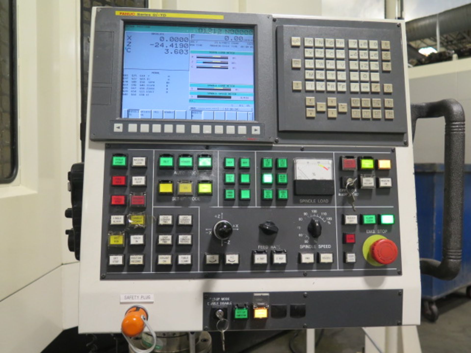 2012 Toshiba TUE-200 (S) Live Spindle CNC Vertical Boring Machine s/n 162426 w/ Fanuc Series 0i-TD - Image 11 of 24