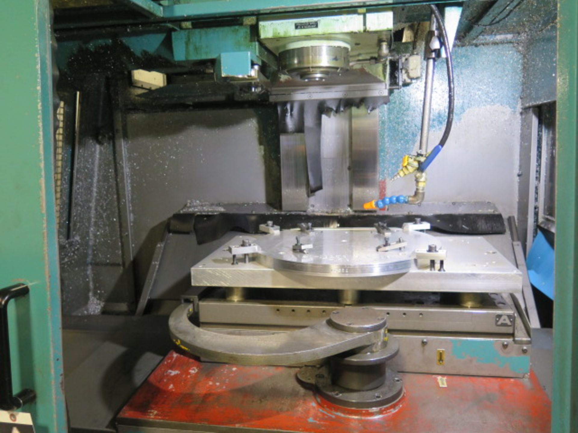 Matsuura RA-3F 2-Pallet CNC Vertical Machining Center s/n 930210424 w/ Yasnac i-80 Controls, Hand Wh - Image 7 of 20