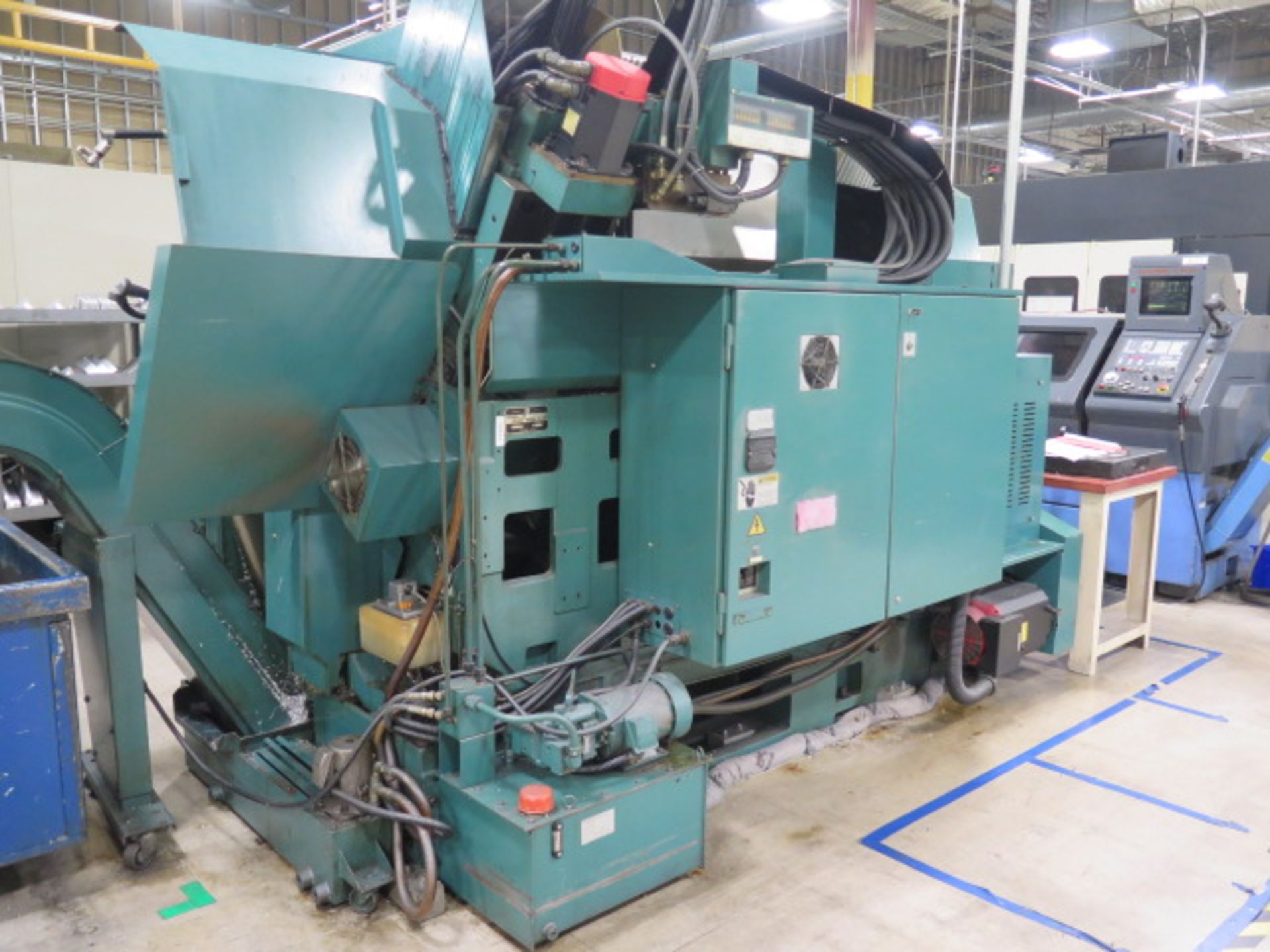 Nakamura-Tome TMC-400 CNC Turning Center s/n C401202 w/ Fanuc Series 16-T Controls, 12-Station Turre - Image 4 of 15