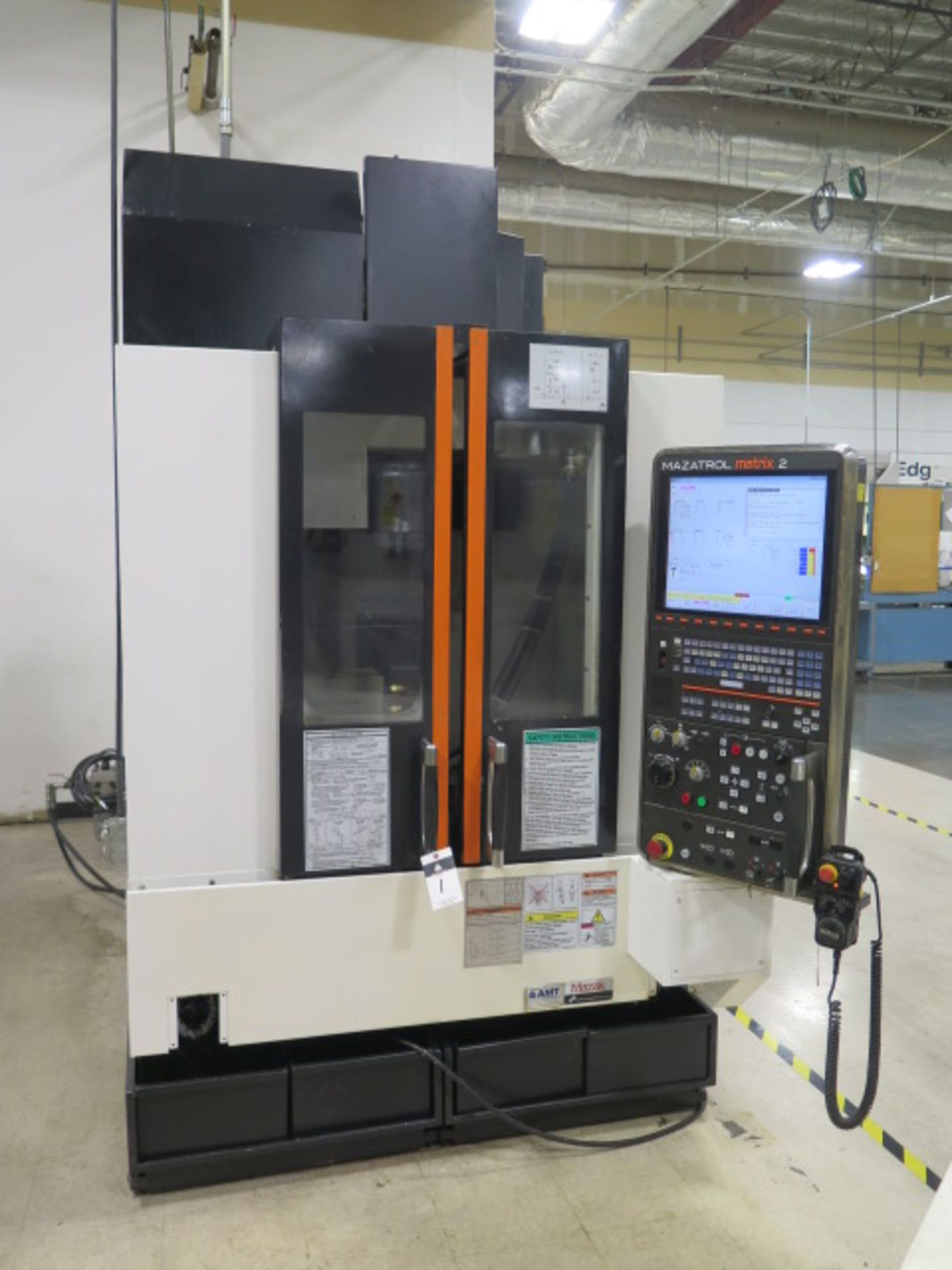 2007 Mazak VCC-5X-20K 5-Axis CNC Vertical Machining Center s/n 228883 w/ Mazatrol Matrix 2 Controls