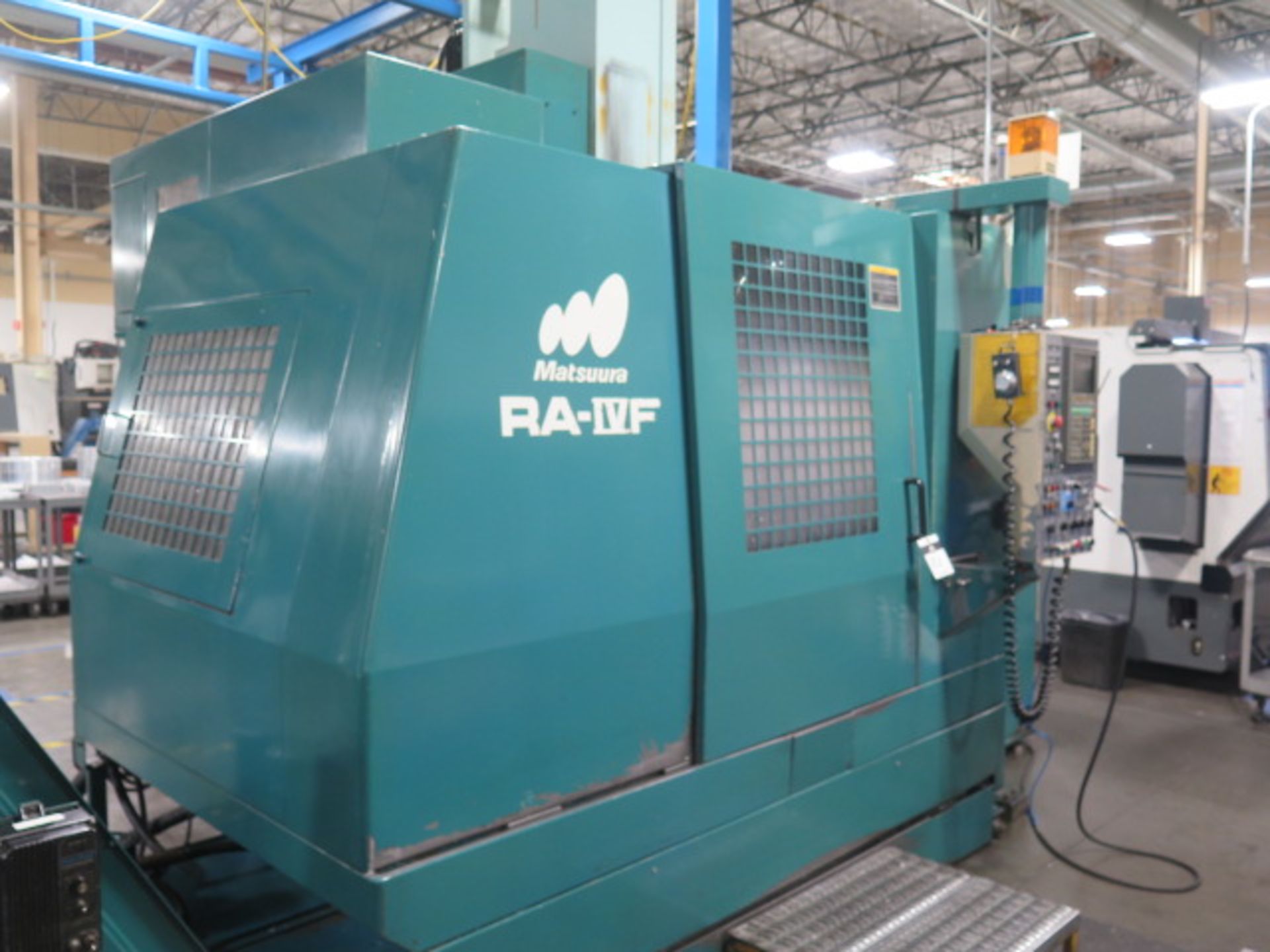 Matsuura RA-4F 2-Pallet CNC Vertical Machining Center s/n 940510767 w/ Yasnac i-80 Controls, Hand Wh - Image 3 of 21