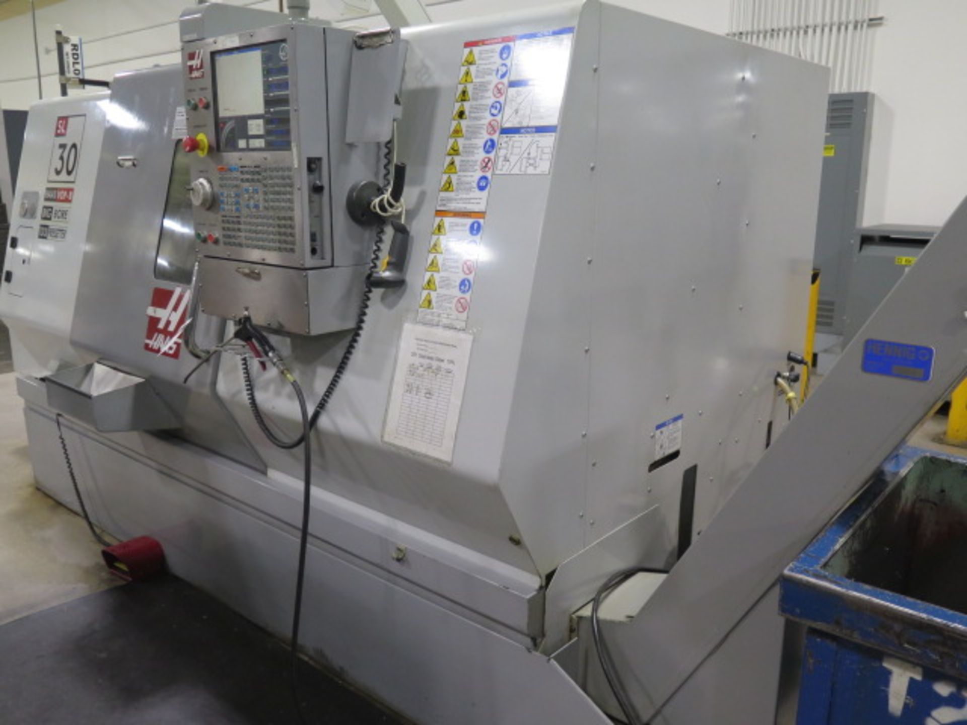 2008 Haas SL-30B Big Bore CNC Turning Center s/n 3080555 w/ Haas Controls, Tool Presetter, 12-Stati - Image 3 of 15