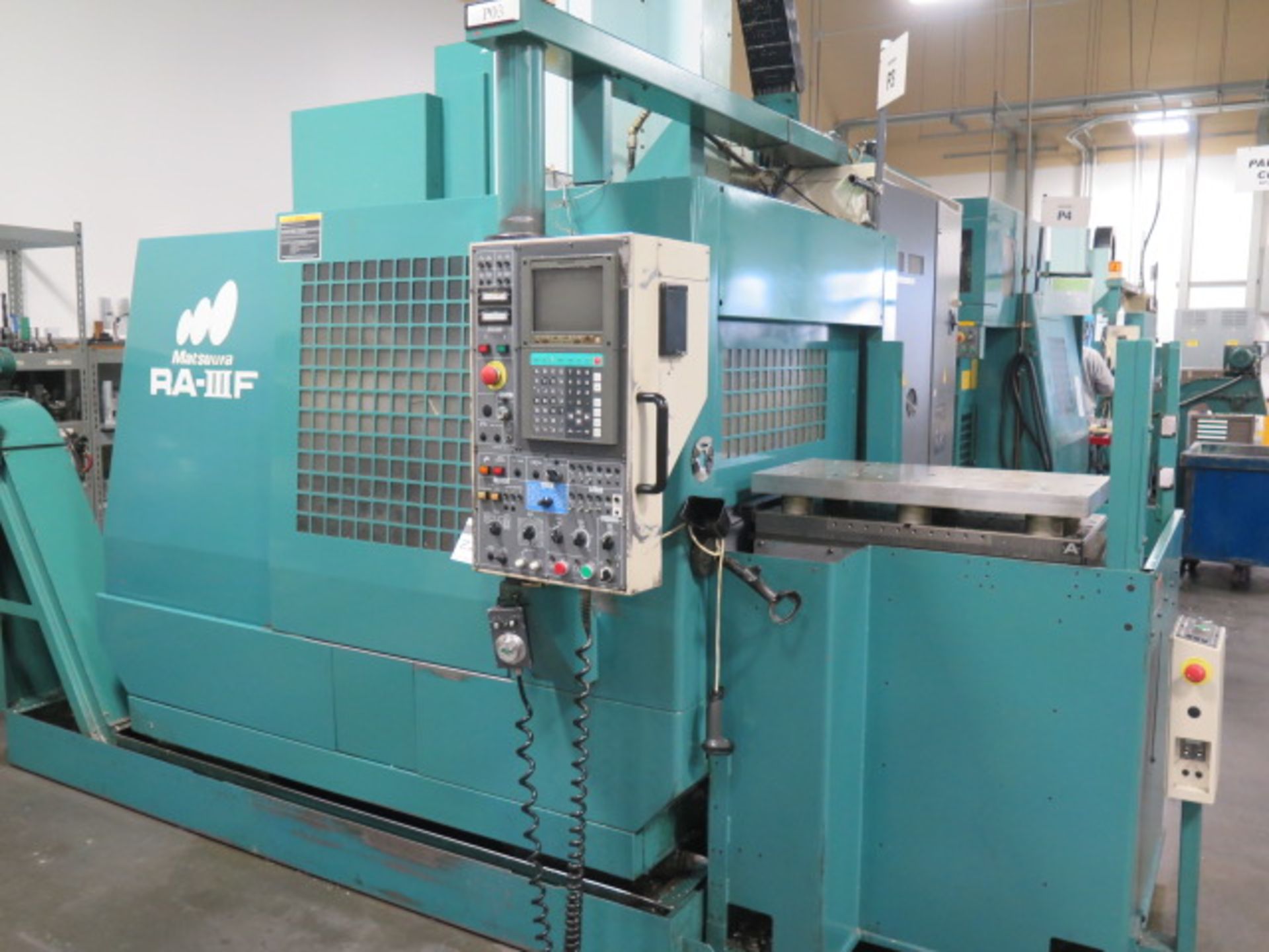 Matsuura RA-3F 2-Pallet CNC Vertical Machining Center s/n 970712531 w/ Yasnac i-80 Controls, Hand W - Image 2 of 23