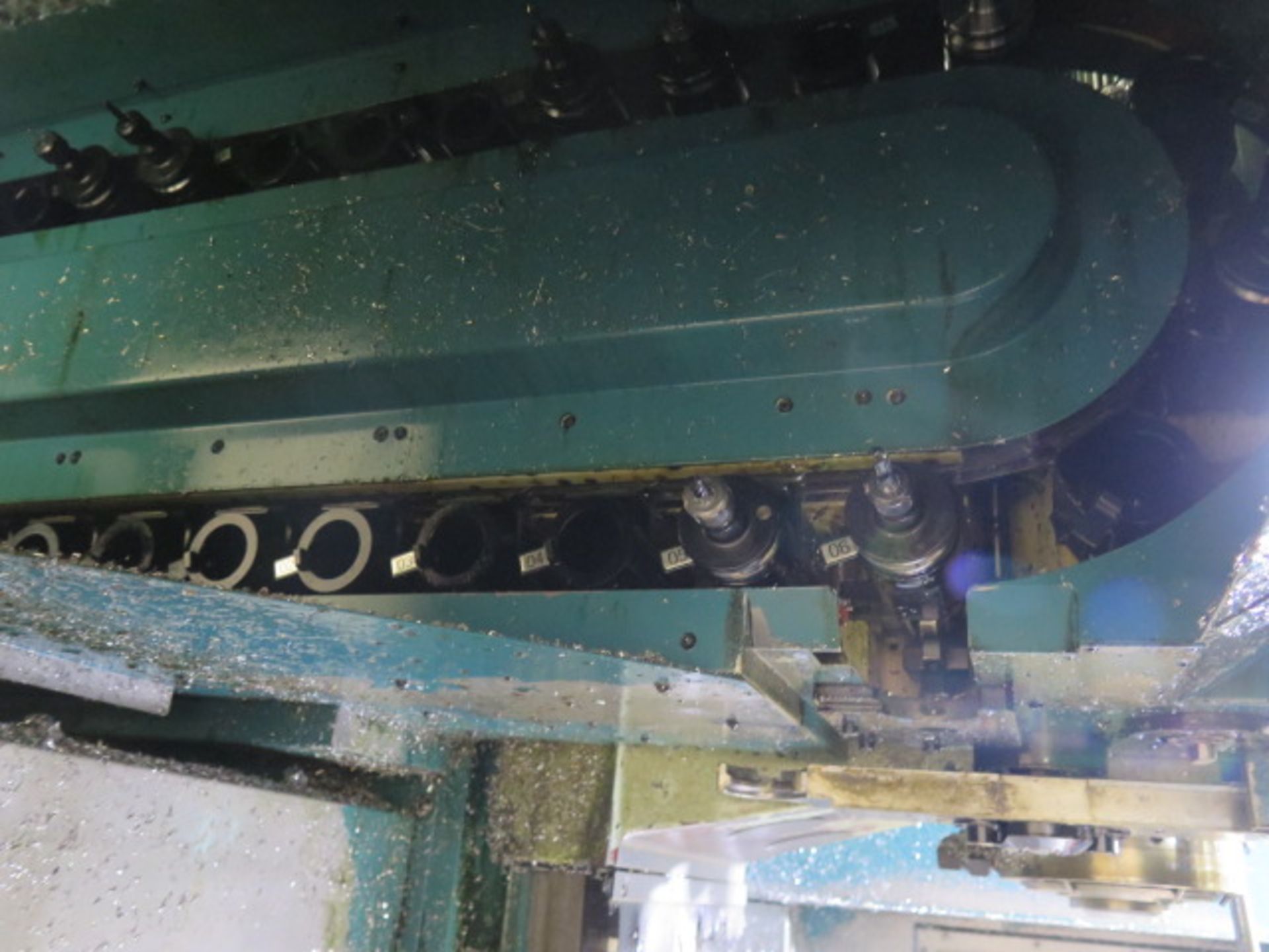 Matsuura RA-3F 2-Pallet CNC Vertical Machining Center s/n 930210424 w/ Yasnac i-80 Controls, Hand Wh - Image 9 of 20