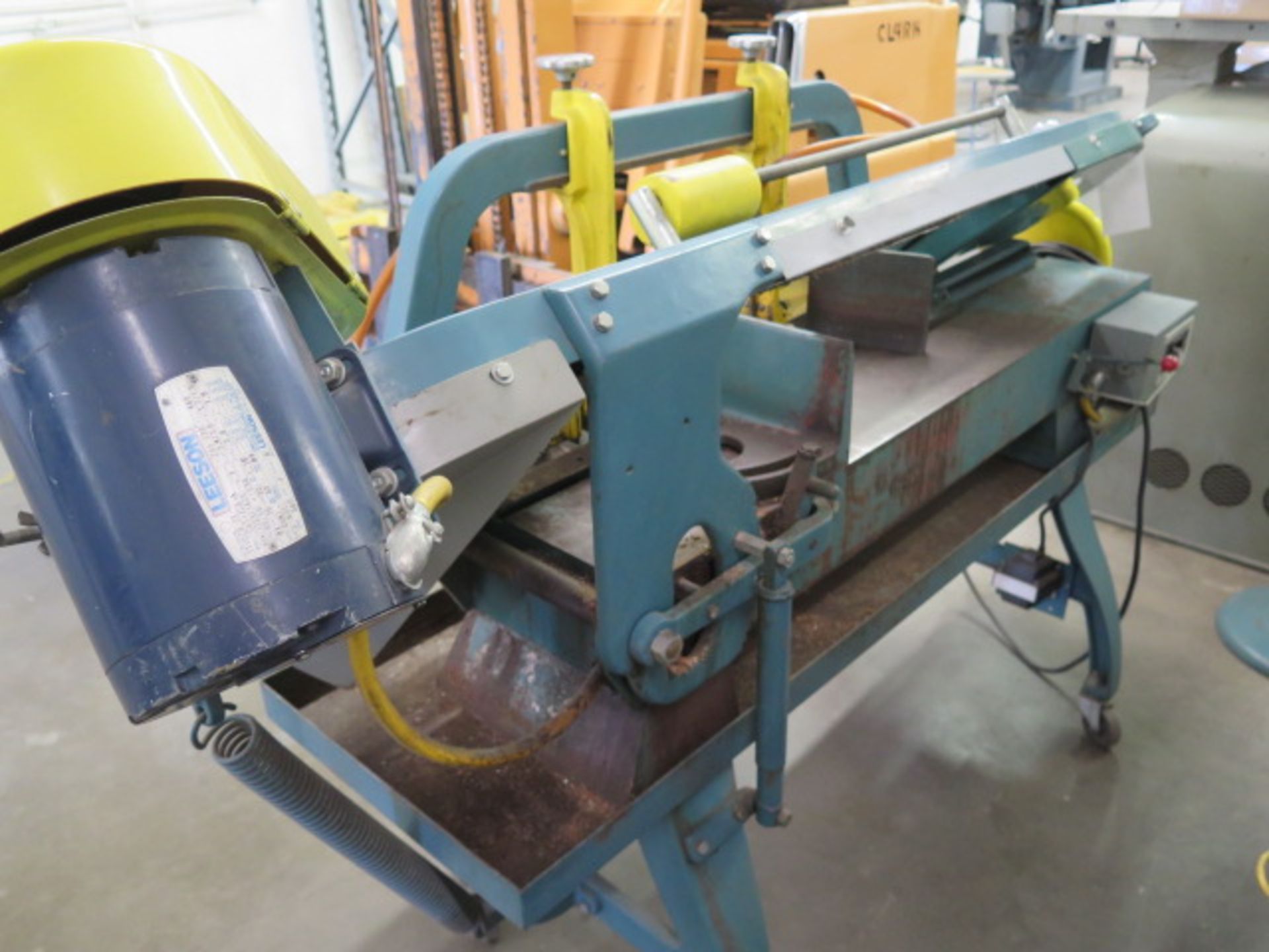 Wellsaw mdl. 850 10" Horizontal Miter Band Saw s/n 2925 w/ Manual Clamping, Work Stop - Image 4 of 7